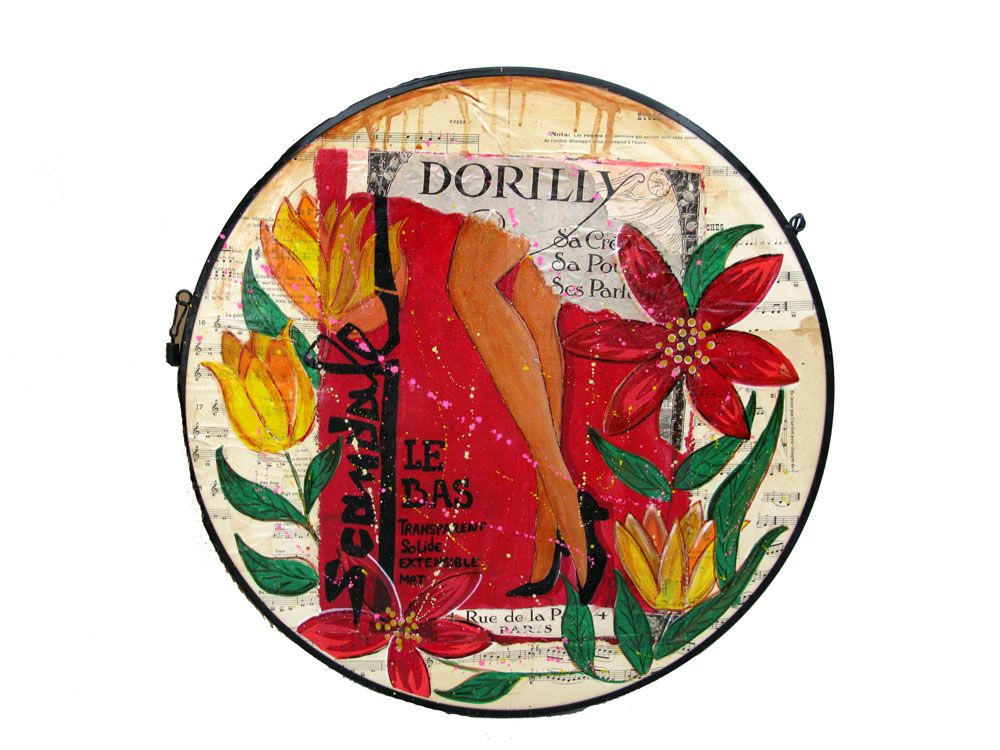 Peinture graphique moyen format Scandale 951 – CACOU – 55 × 55 cm