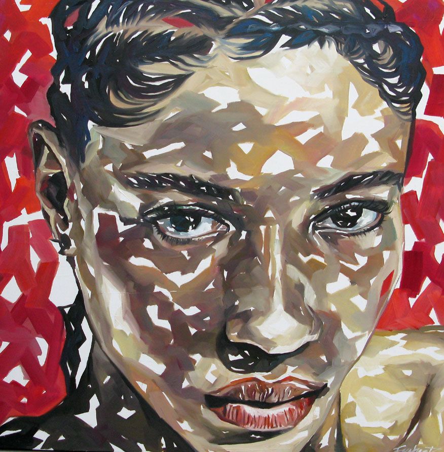 Peinture street art grand format Rubi – FRESHA D – 100 × 100 cm
