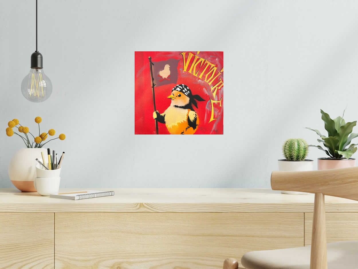 Peinture Victory de Craig & Emer dans un intérieur – 31 × 29 cm