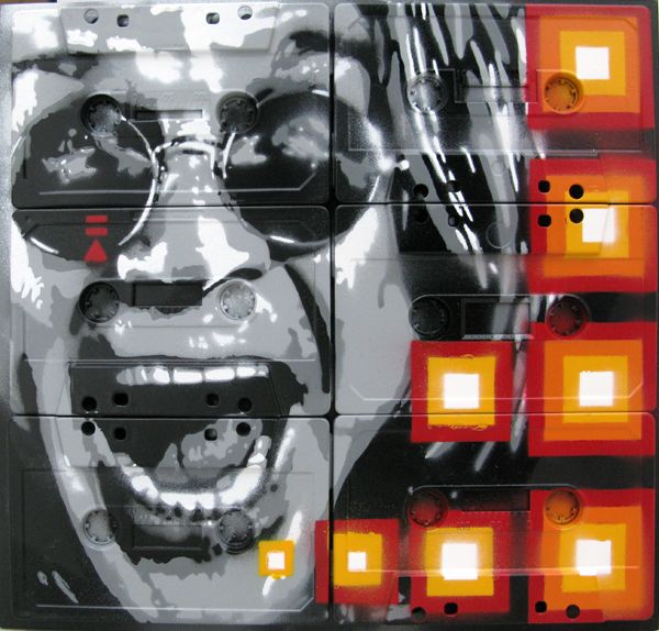 Peinture street art petit format OZZY – MR MELODY – 21 × 20 cm