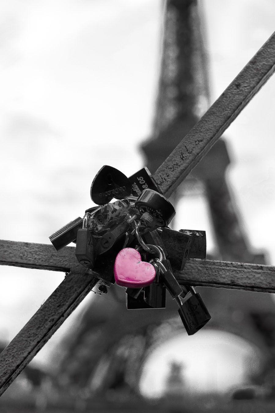 Photographie figuratif petit format blanc et noir DARK HEART – DOV ADJEDJ – 36 × 24 cm
