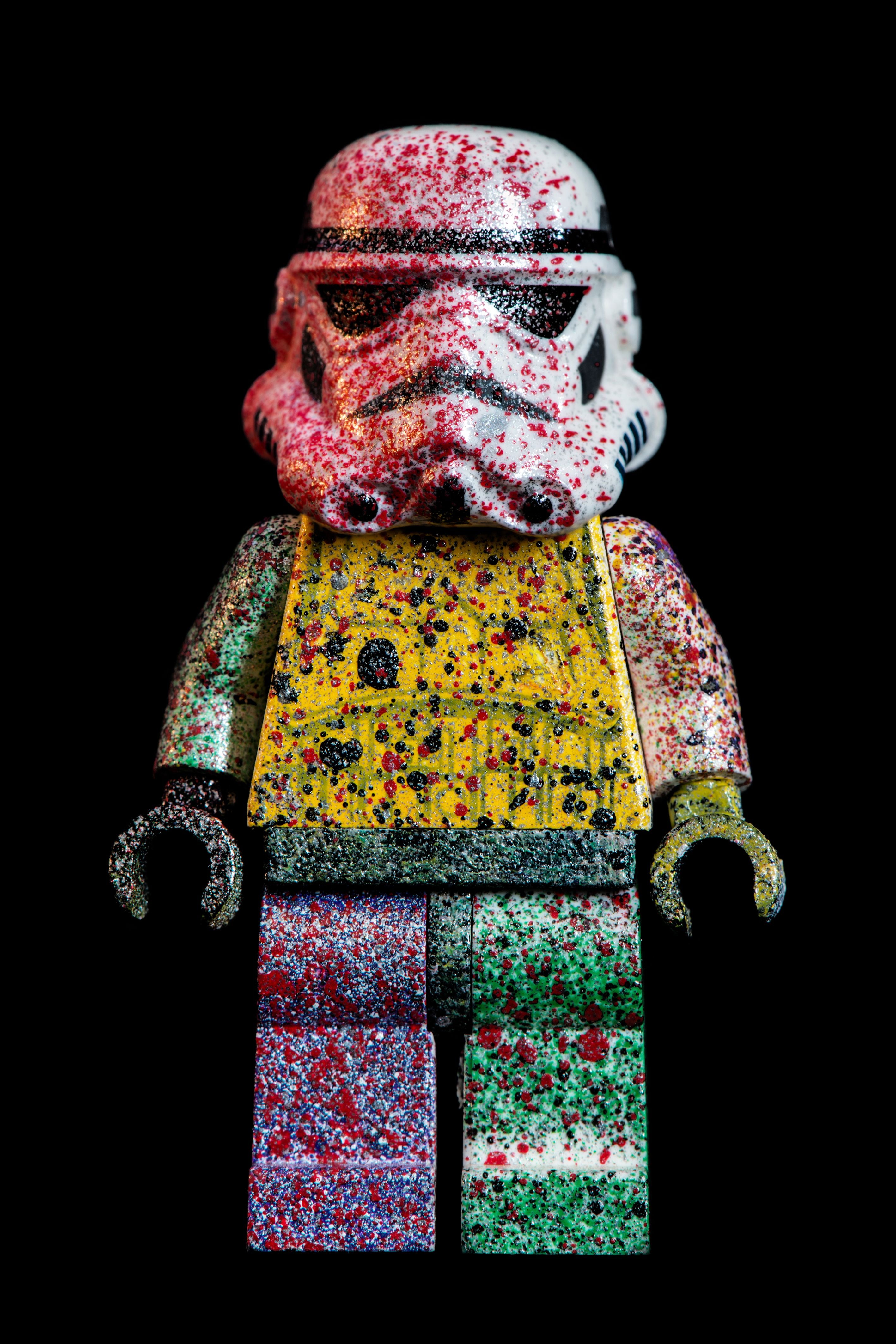 Photographie graphique petit format STORMTROOPER SPLASH – SAMSOFY – 24 × 3 cm