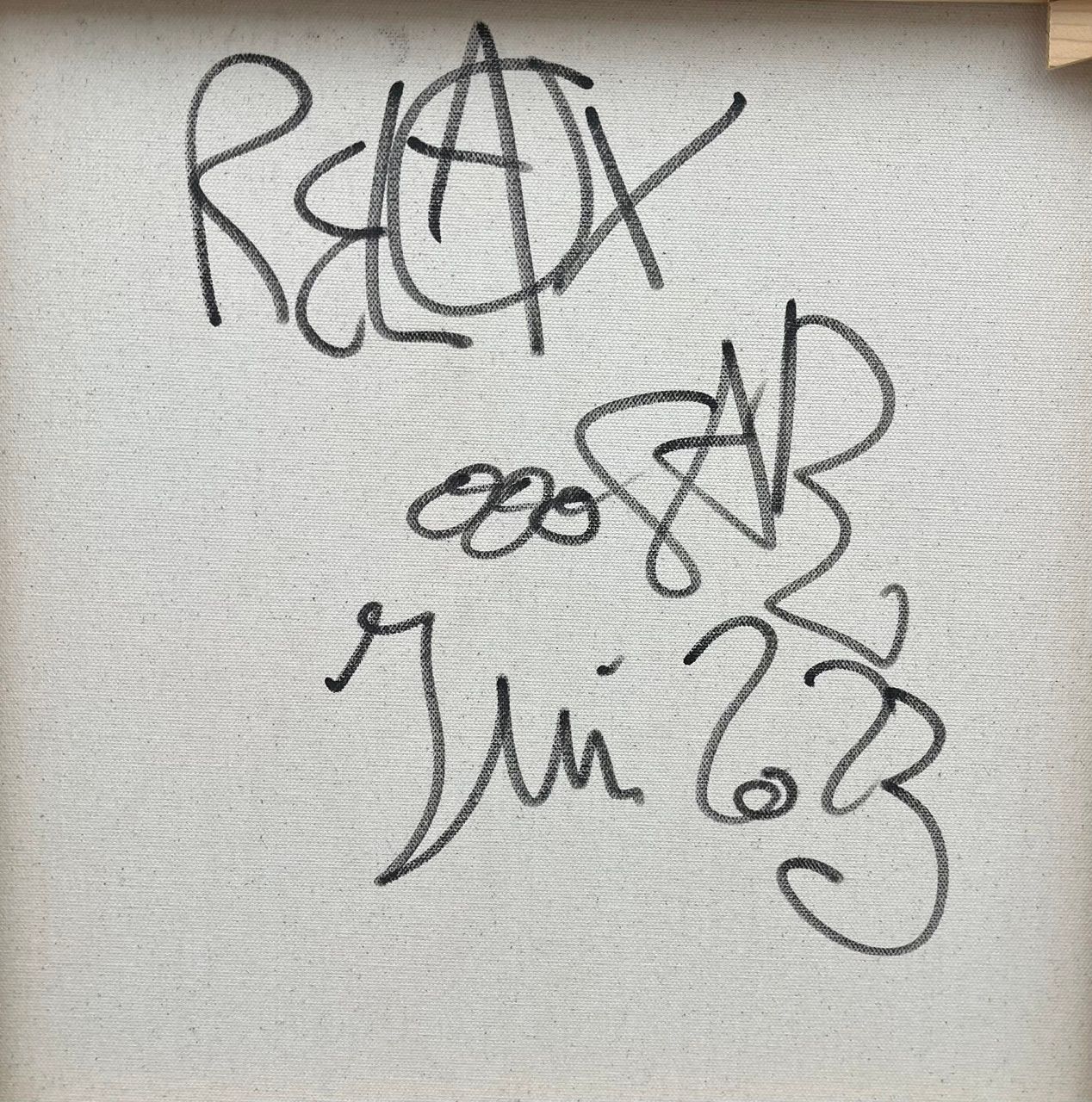 Tableau de RICO SAB a pour titre  Relax style street pop art, street art dim : RICO SABprix:600