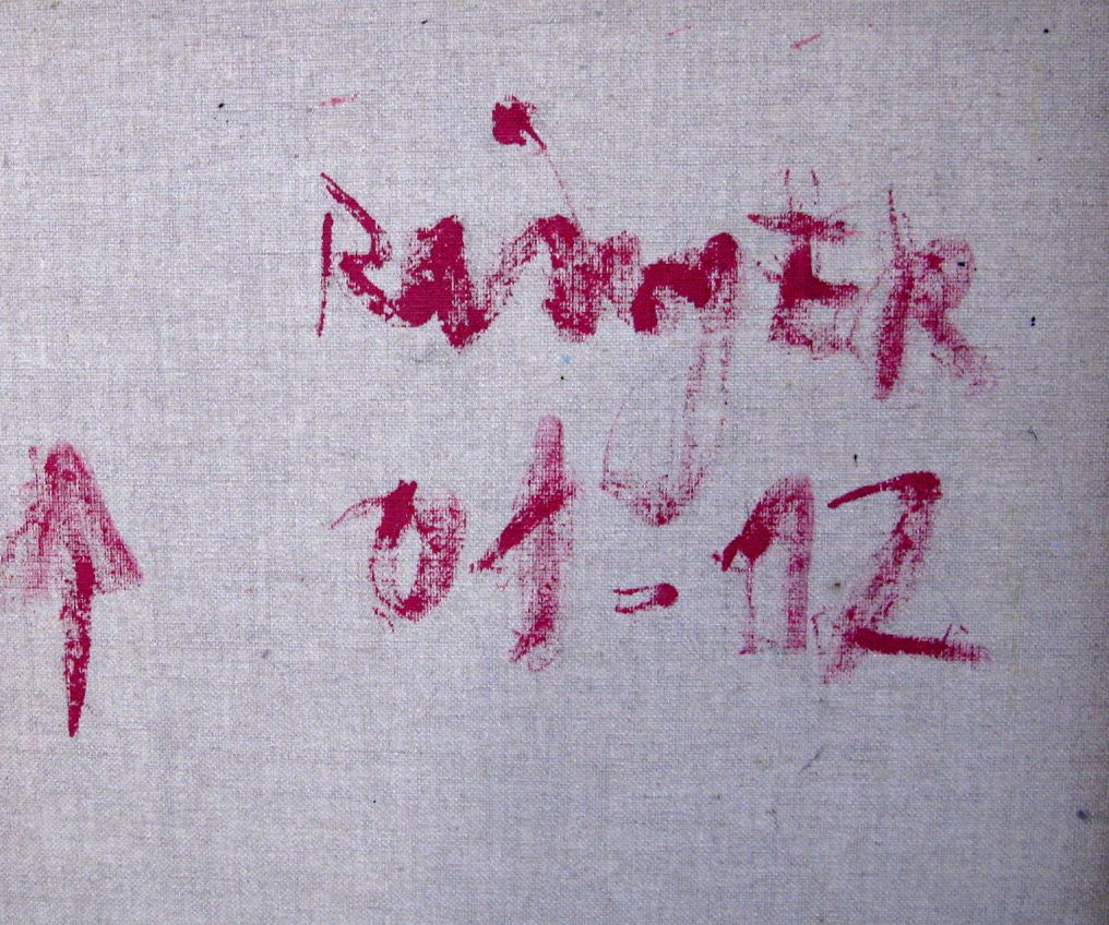 Tableau de RINGER HERVE a pour titre  SANS TITRE style abstrait dim : RINGER HERVEprix:1600