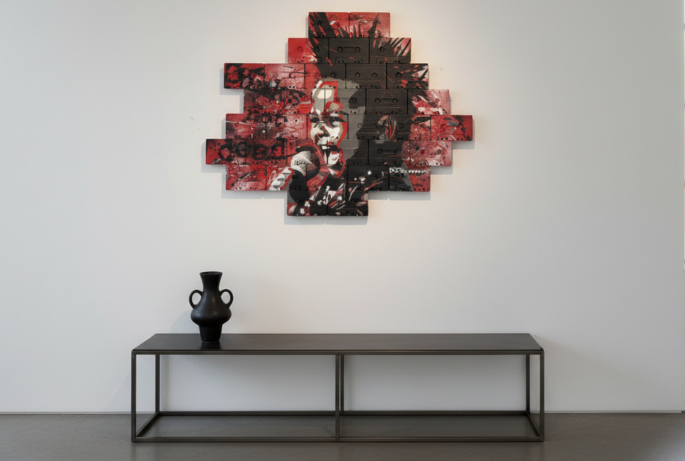 Sculpture Punk is not dead de MR MELODY pour — assorti – 67 × 45 cm