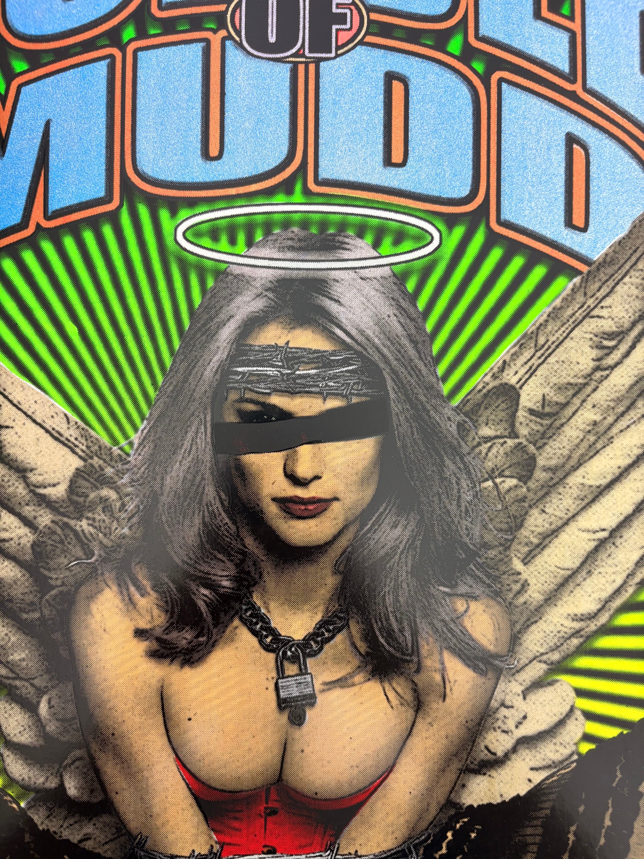 Serigraphie PUDDLE OF MUDD 2001 de CHUCK SPERRY dans un intérieur – 64 × 48 cm