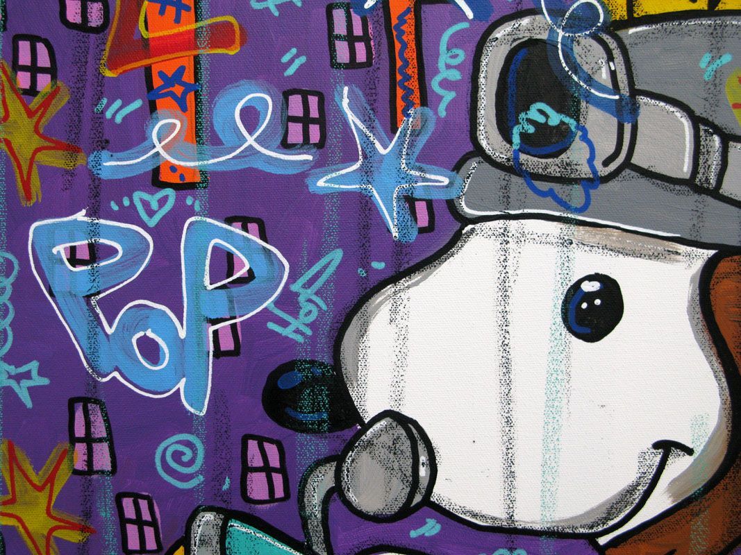 Tableau de RICO SAB a pour titre  So cute style street pop art, street art dim : RICO SABprix:600