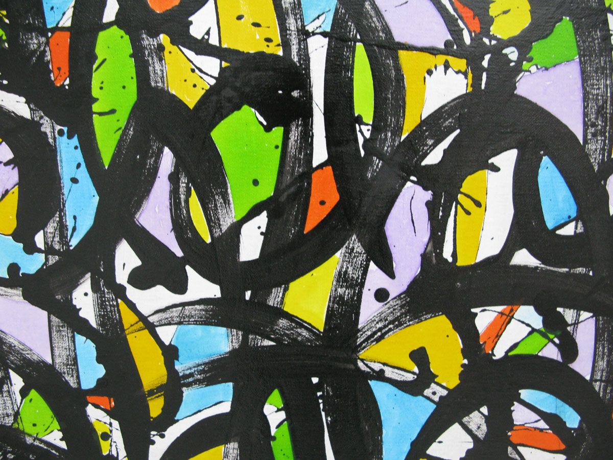 Tableau de STEPHANE RIME a pour titre  NONAME C2 style abstrait dim : STEPHANE RIMEprix:1350