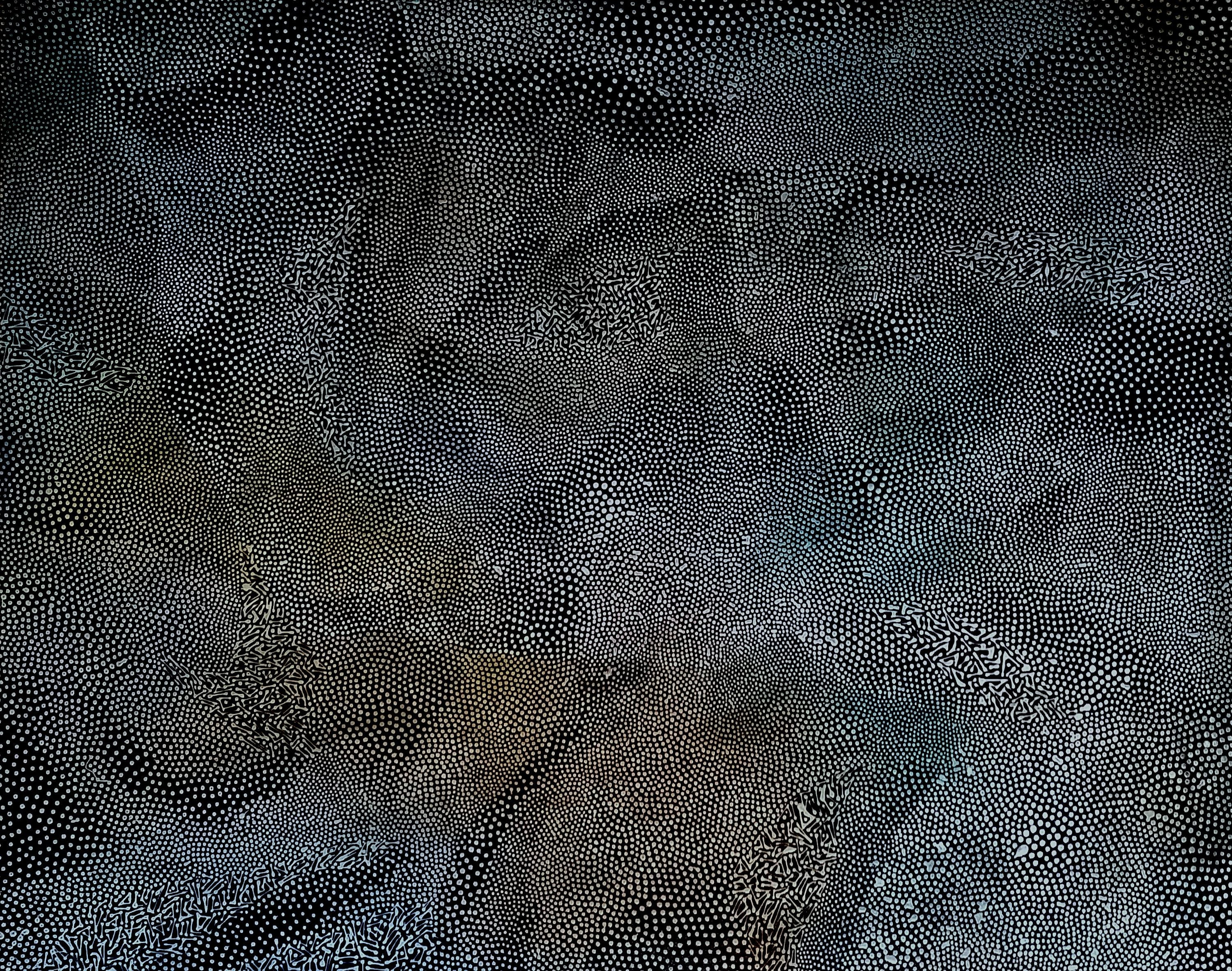 Tableau abstrait format xxl NORTH 8 – NASH – 73 × 92 cm