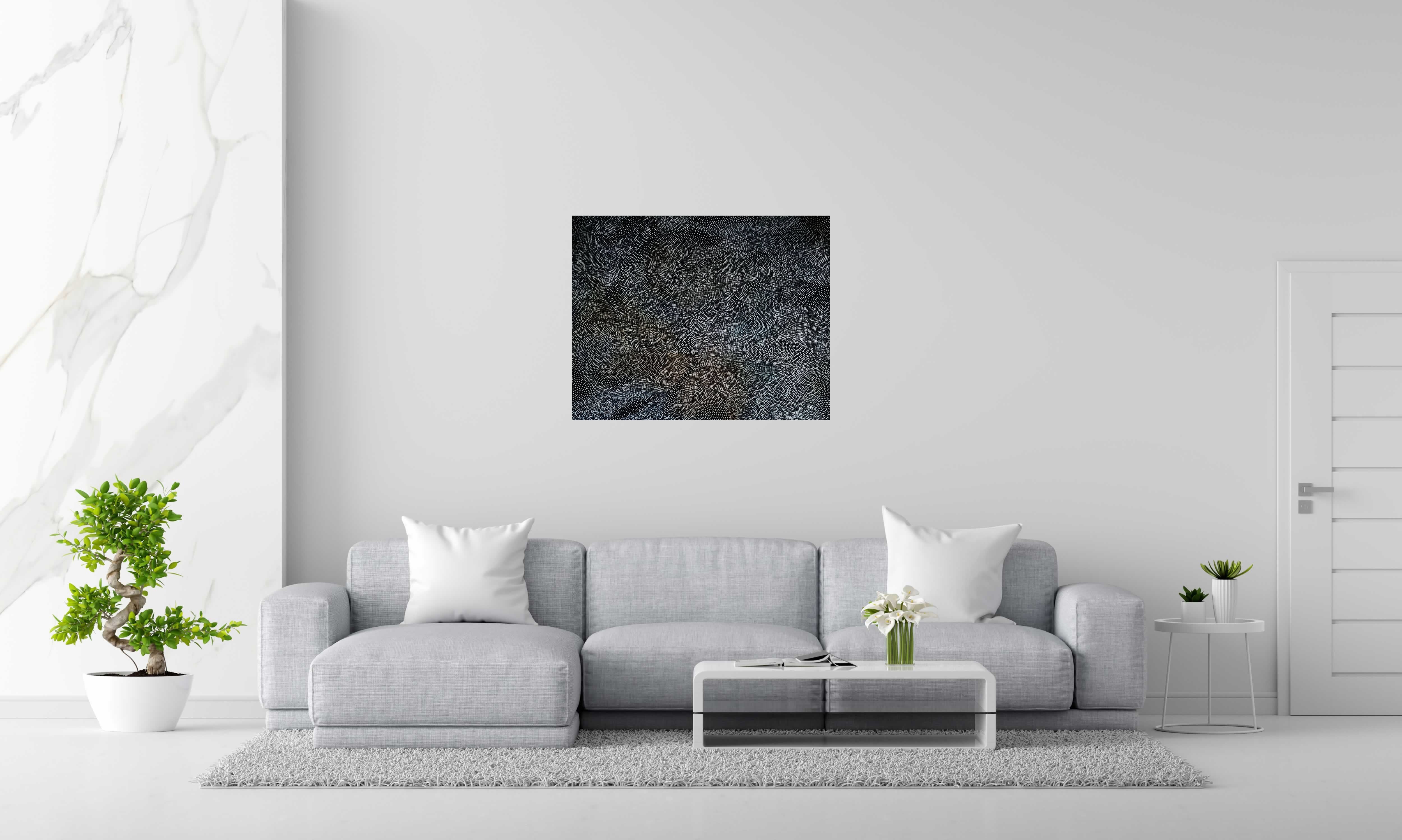Tableau NORTH 8 de NASH dans un intérieur – 73 × 92 cm