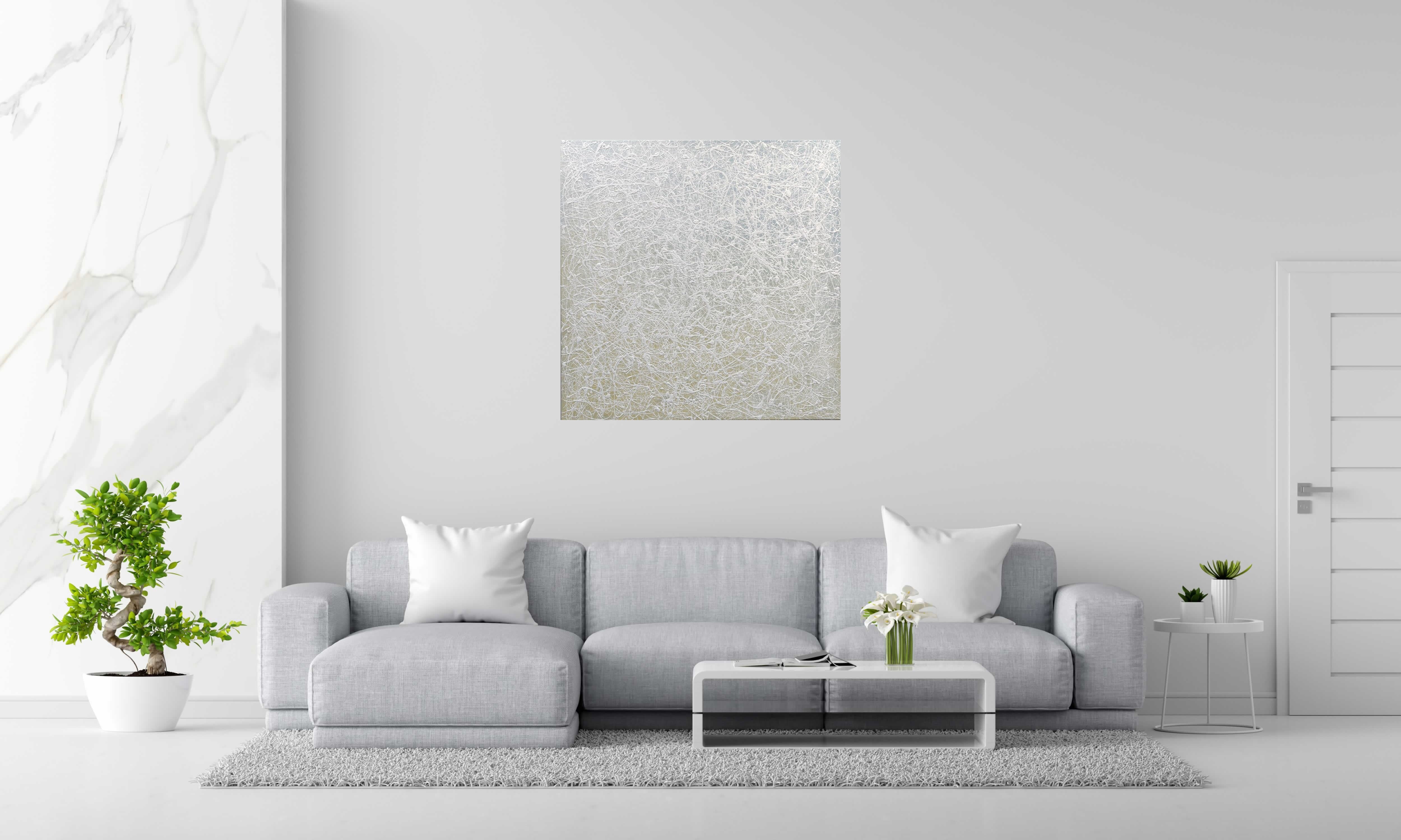 Tableau Fast Light de NASH dans un intérieur – 100 × 100 cm
