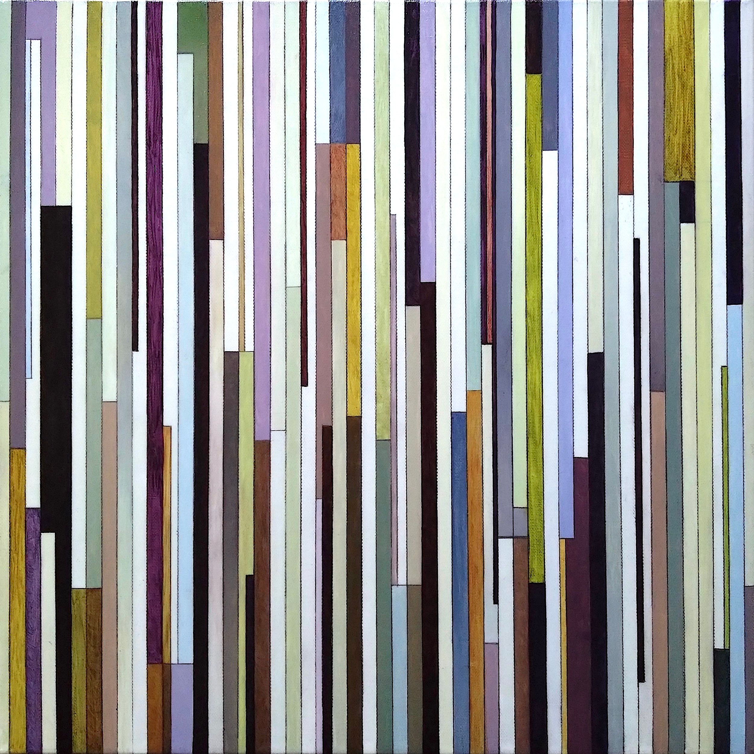 Tableau abstrait moyen format SCREEN – NASH – 53 × 53 cm