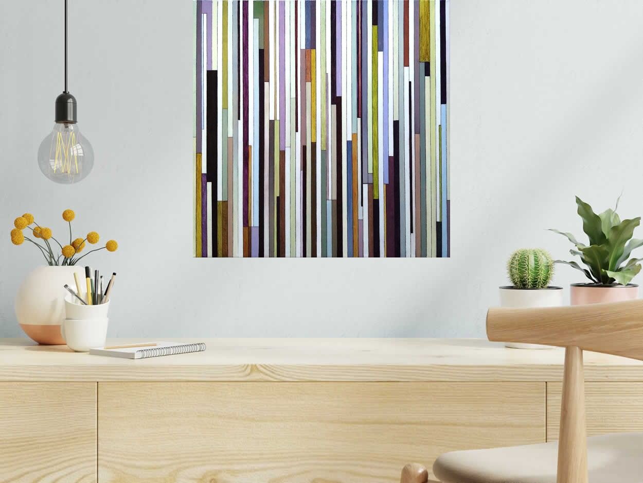 Tableau SCREEN de NASH dans un intérieur – 53 × 53 cm