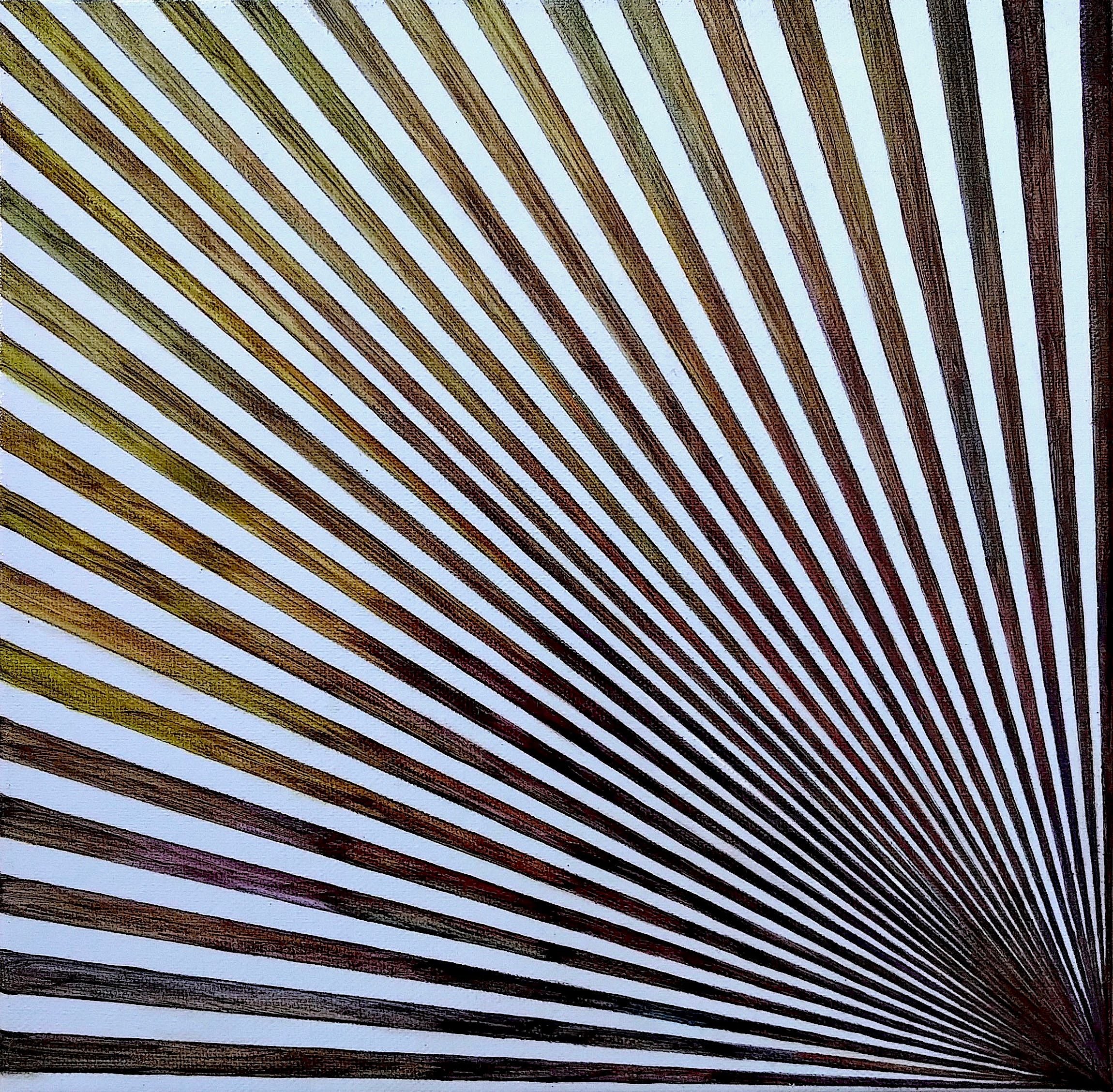 Tableau abstrait petit format Fuse – NASH – 30 × 30 cm
