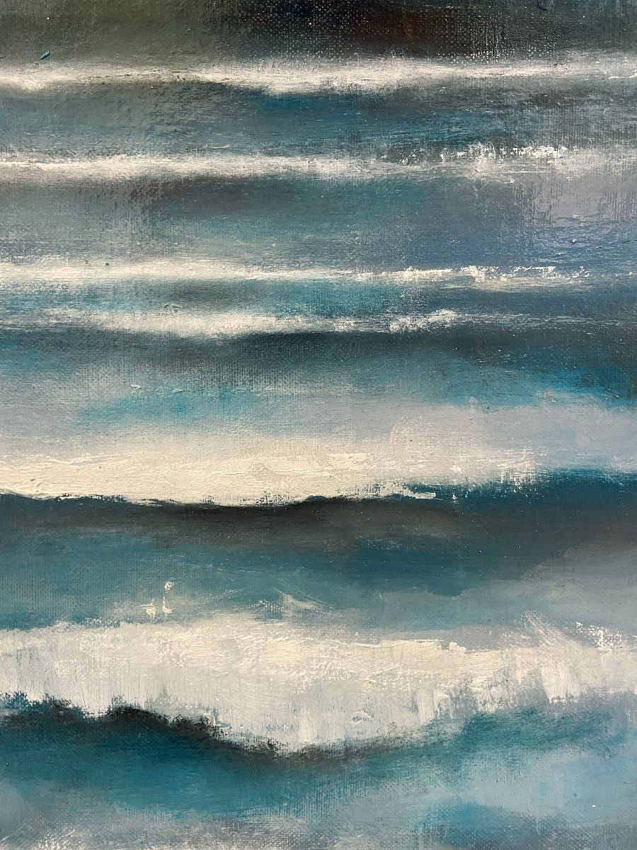 Tableau Ocean 03 de BDODET dans un intérieur – 92 × 73 cm