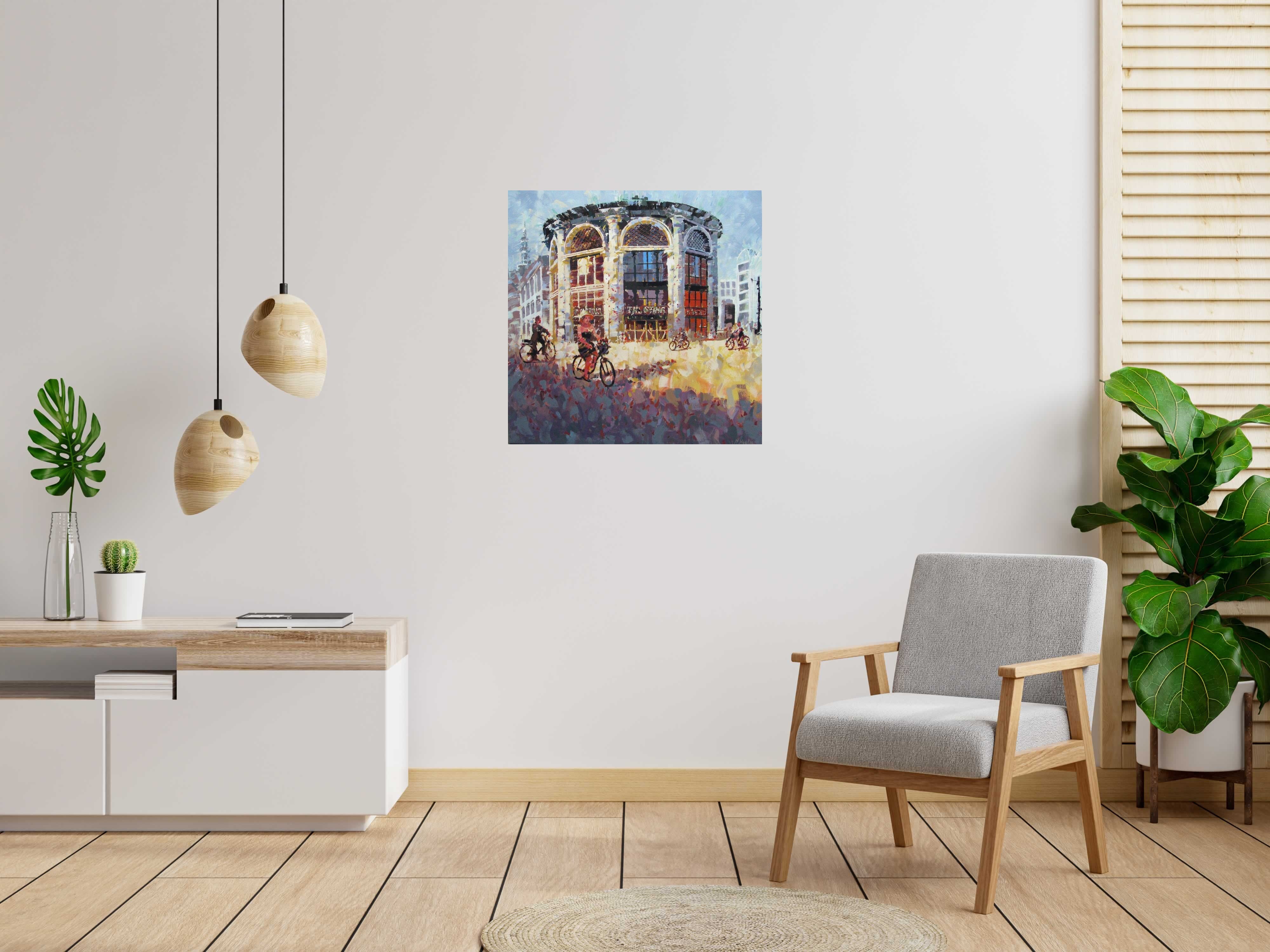 Tableau The sting de HEATON RUDYARD dans un intérieur – 80 × 80 cm