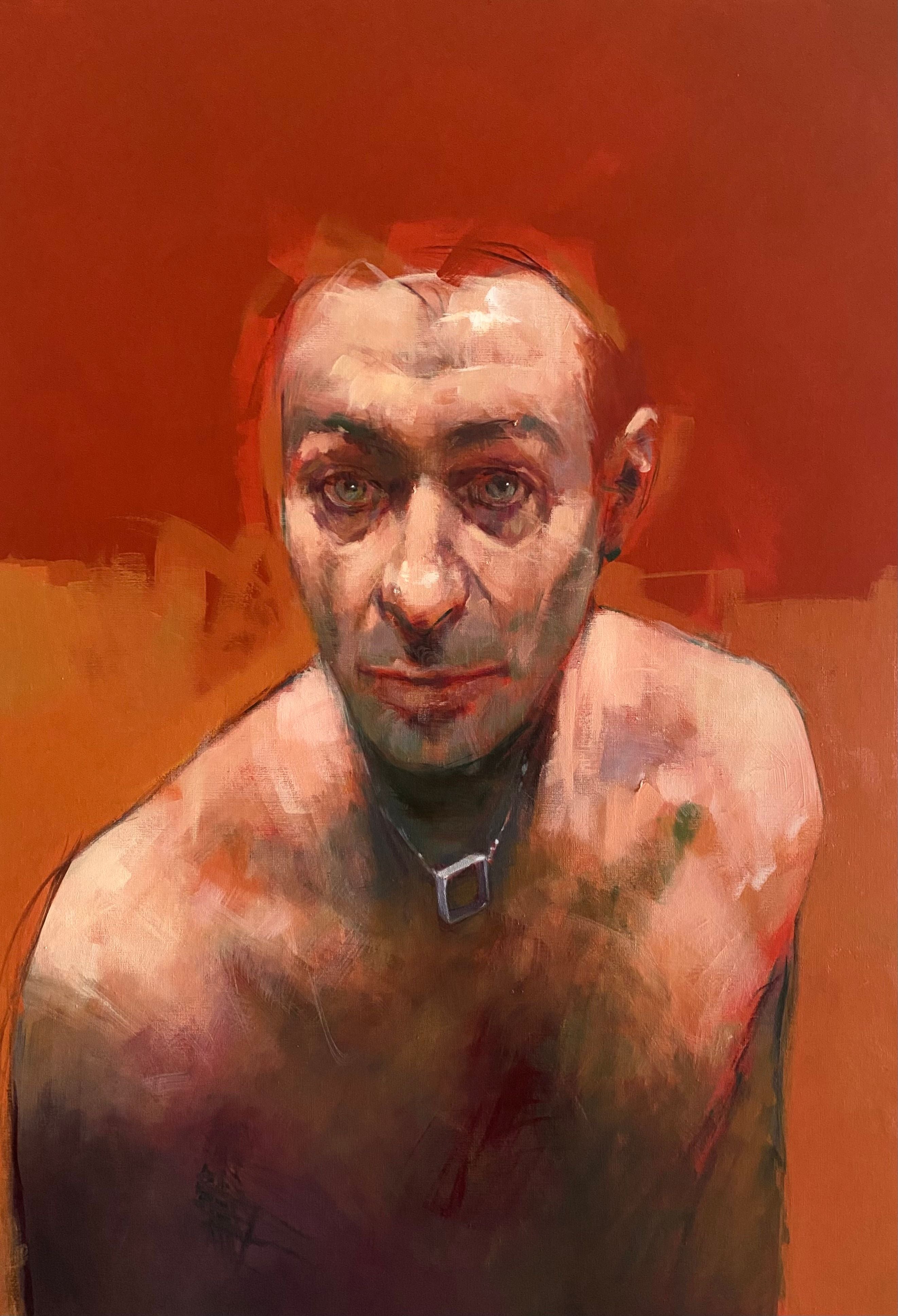 Tableau figuratif grand format Unfathomable depth 1 – OLIVIER MASSEBEUF – 81 × 116 cm