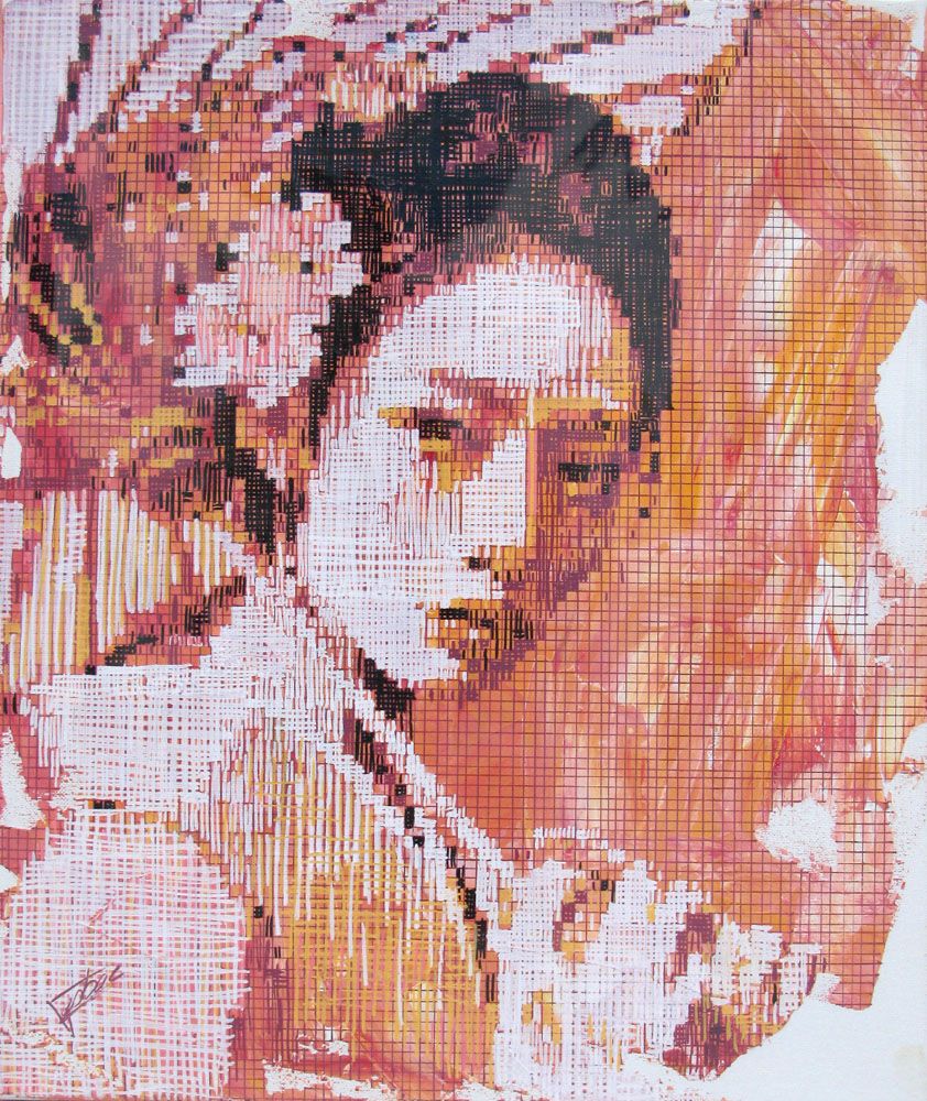 Tableau figuratif moyen format IA #1 – NICOLAS JESBAC – 46 × 55 cm