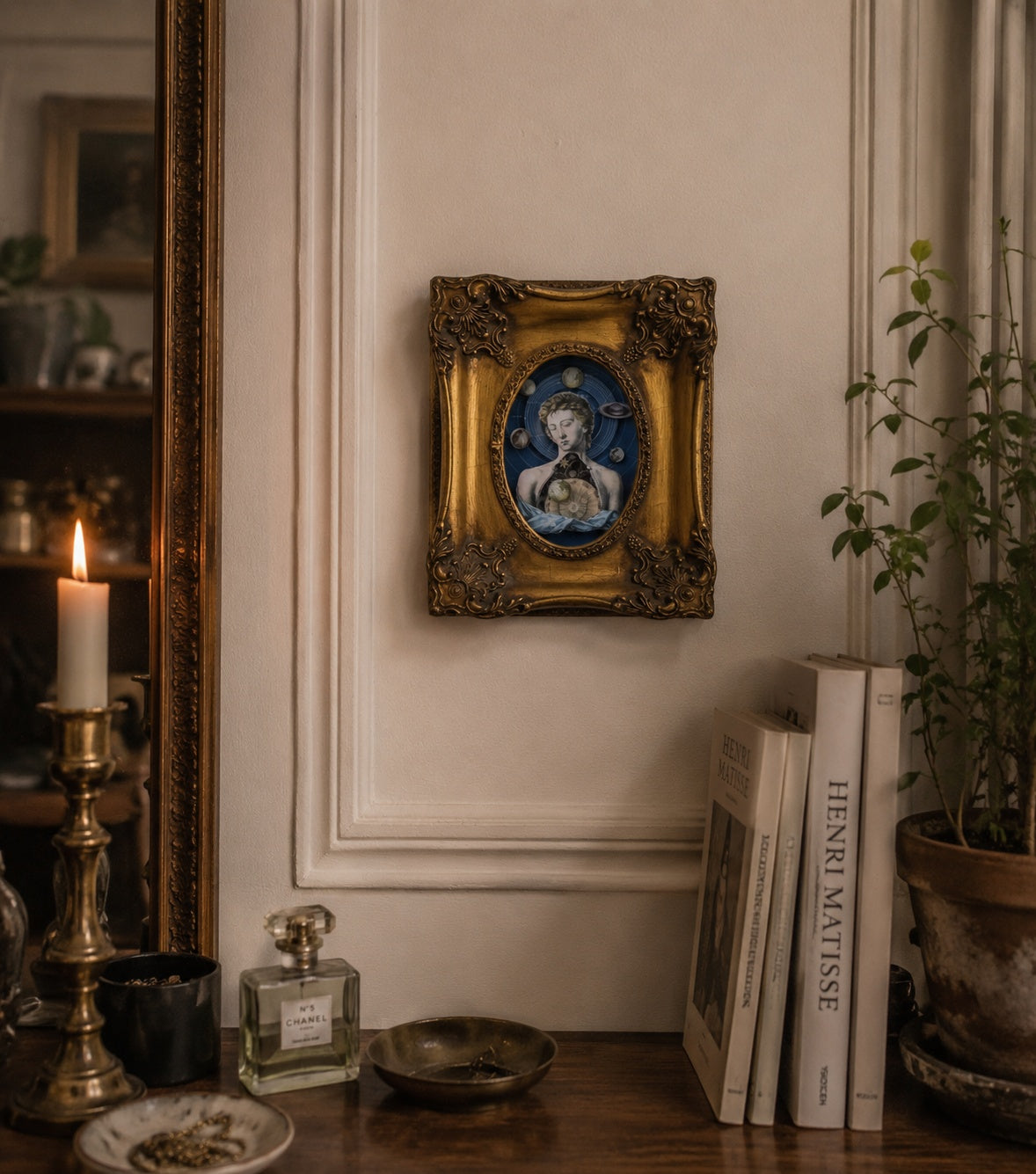 Tableau Into the Beyond de Gavin Jay dans un intérieur – 30 × 24 cm