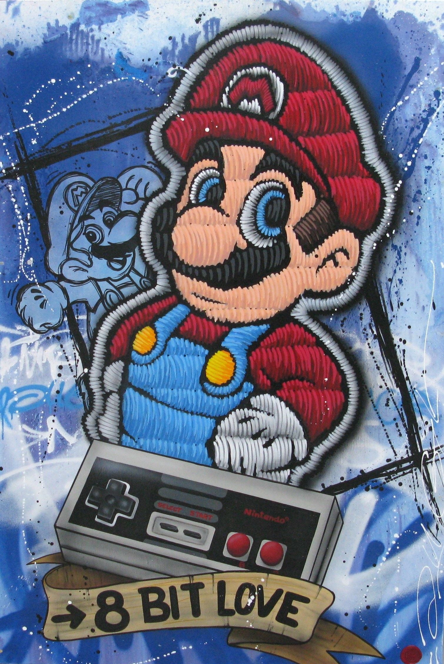 Tableau format xxl 8 bit – JUG – 89 × 130 cm
