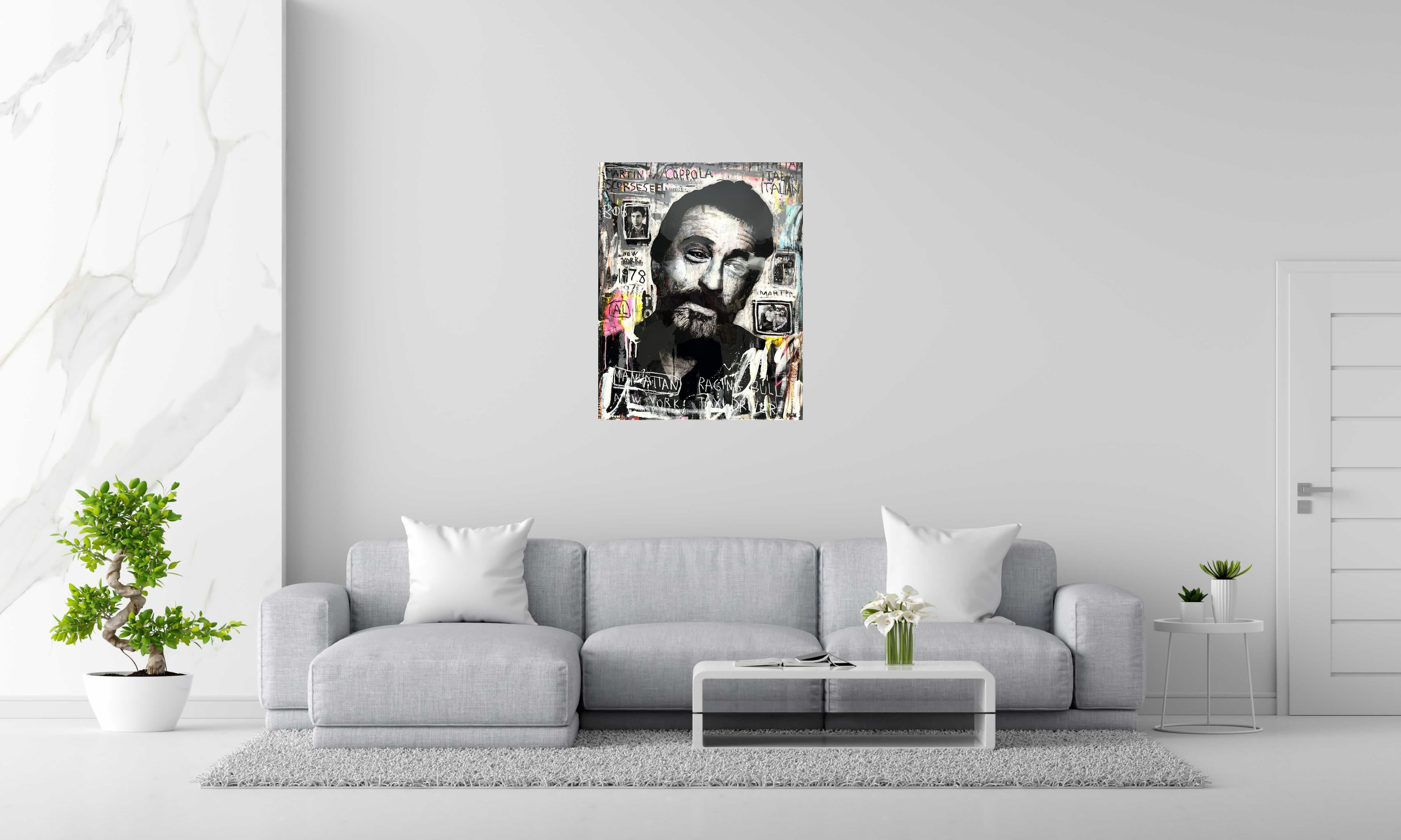 Tableau De Niro 1978 de THIERRY RASINE dans un intérieur – 73 × 92 cm