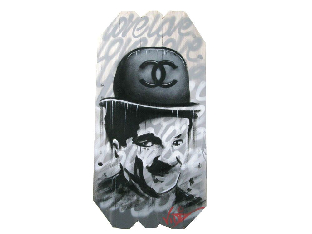 Tableau graphique moyen format CHARLOT – VIDIZ – 101 × 51 cm