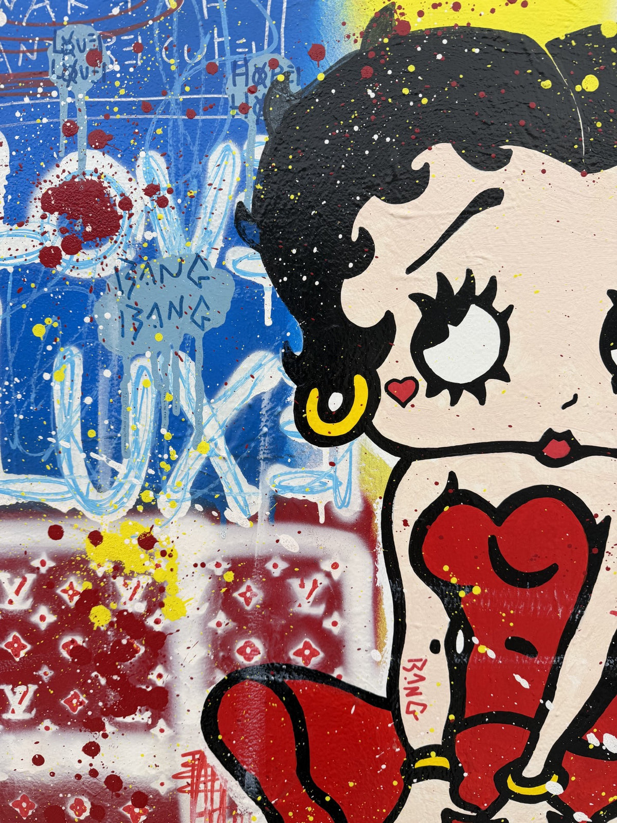Tableau LUUUXE de ONIZBAR dans un intérieur – 73 × 100 cm