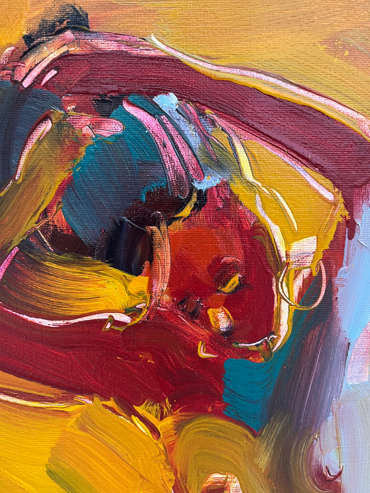Tableau L'instant 74 de OLENA SINIUHINA dans un intérieur – 30 × 40 cm