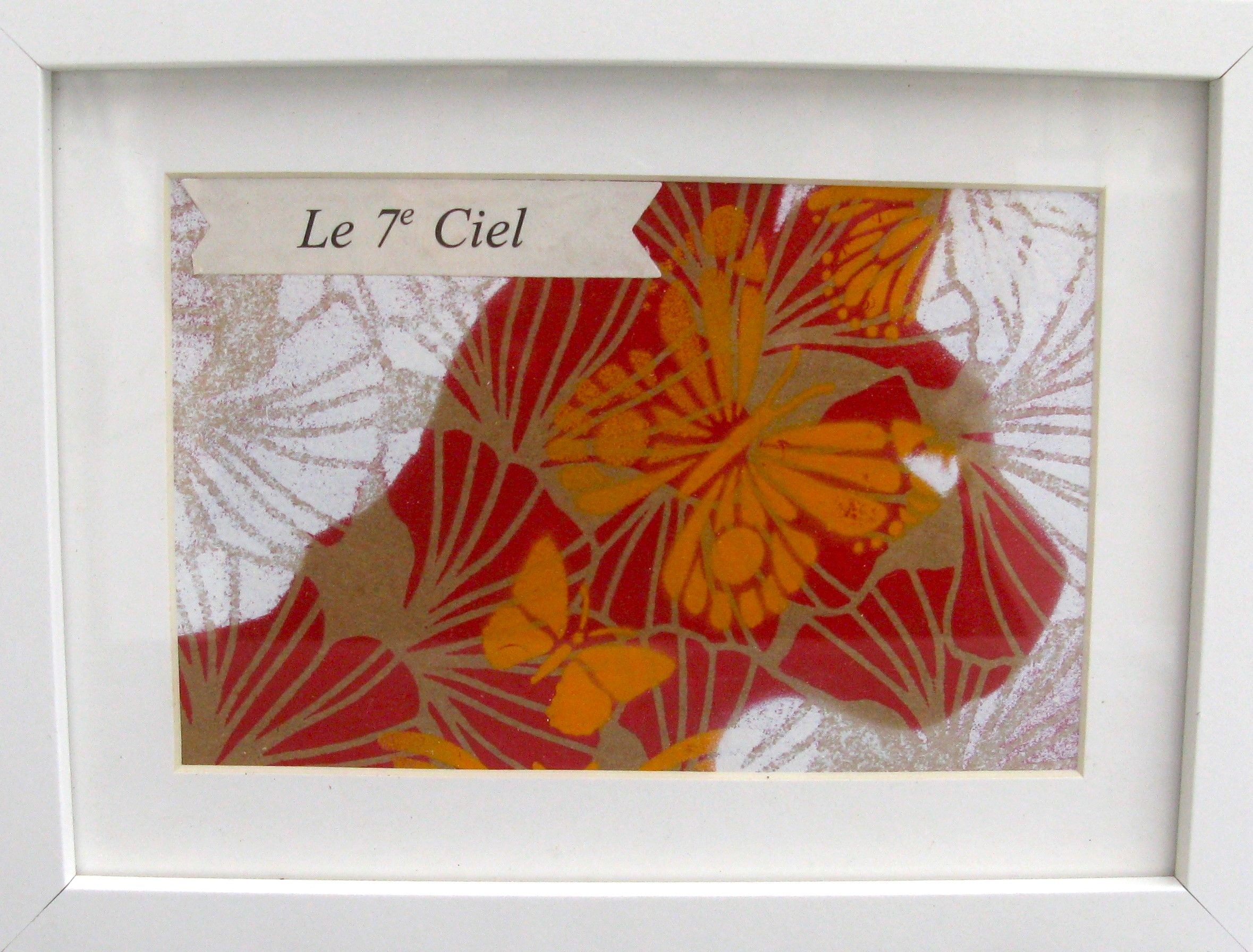 Tableau street art petit format Le 7ème ciel – KARO TRASS – 20 × 14 cm