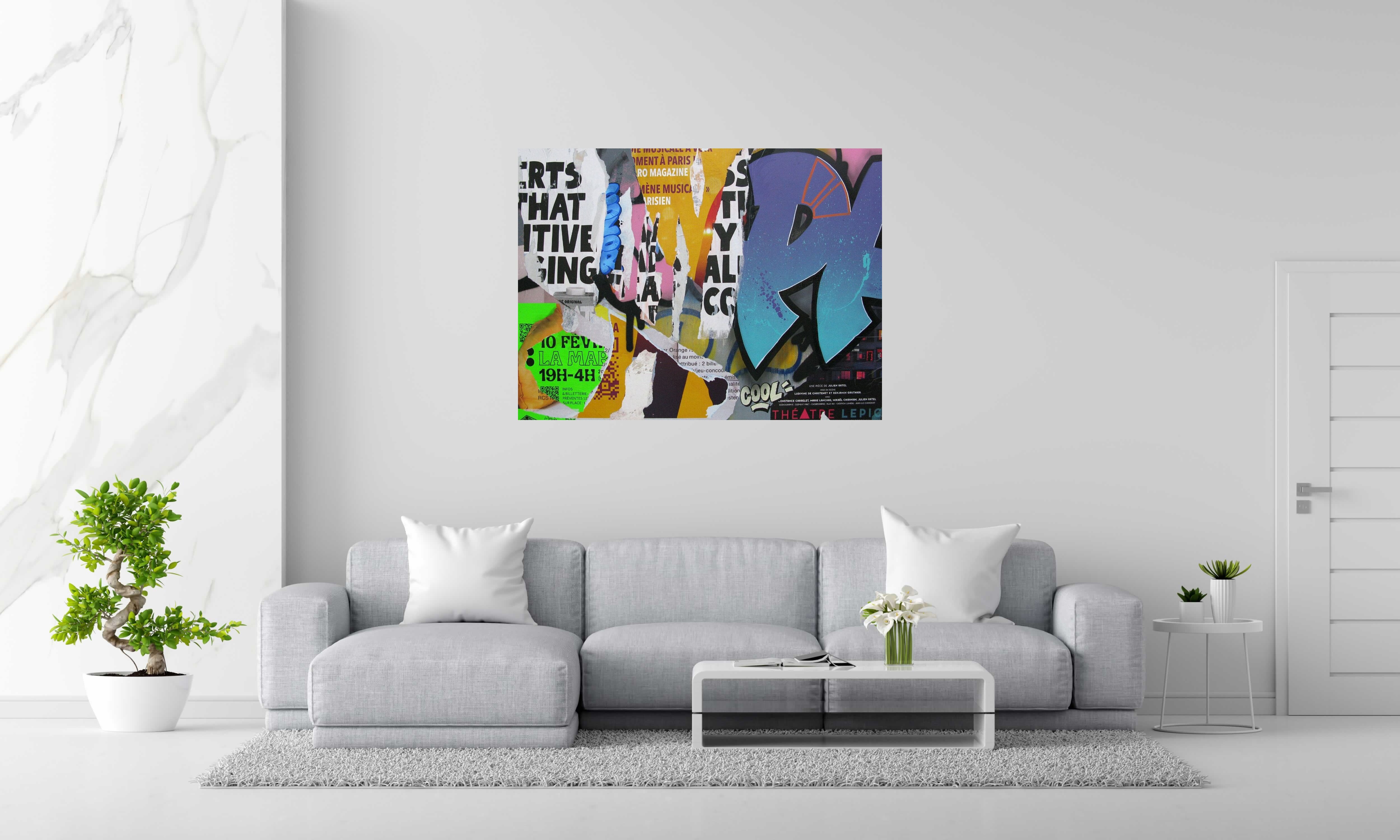 Tableau Marbre de KENY dans un intérieur – 130 × 97 cm