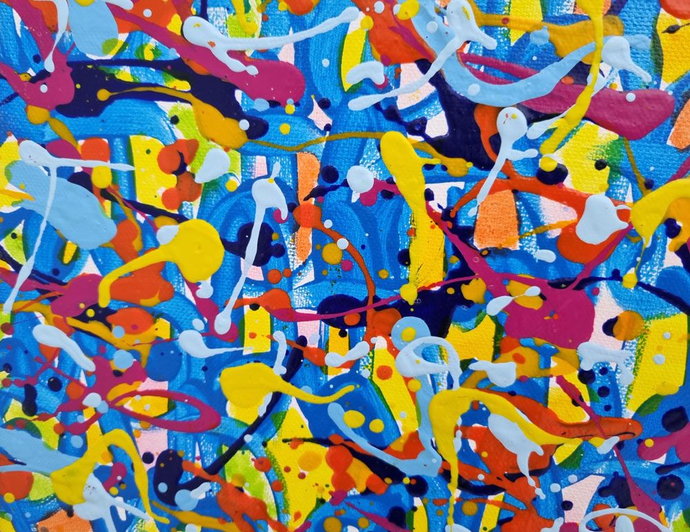 Tableau de STEPHANE RIME a pour titre  NONAME D17 style abstrait dim : STEPHANE RIMEprix:190