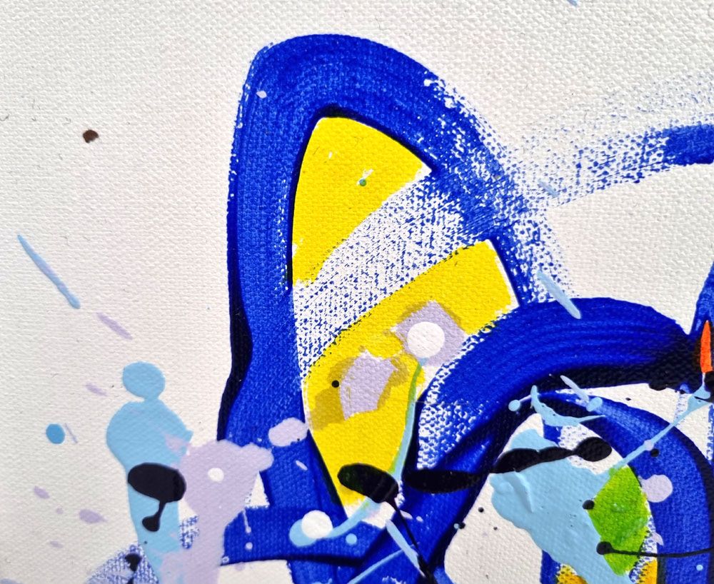 Tableau de STEPHANE RIME a pour titre  noname D21 style abstrait dim : STEPHANE RIMEprix:190