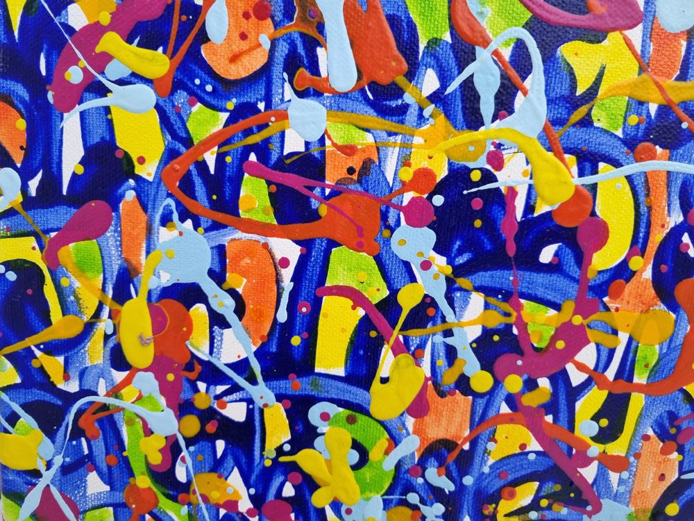 Tableau de STEPHANE RIME a pour titre  NONAME D22 style abstrait dim : STEPHANE RIMEprix:190