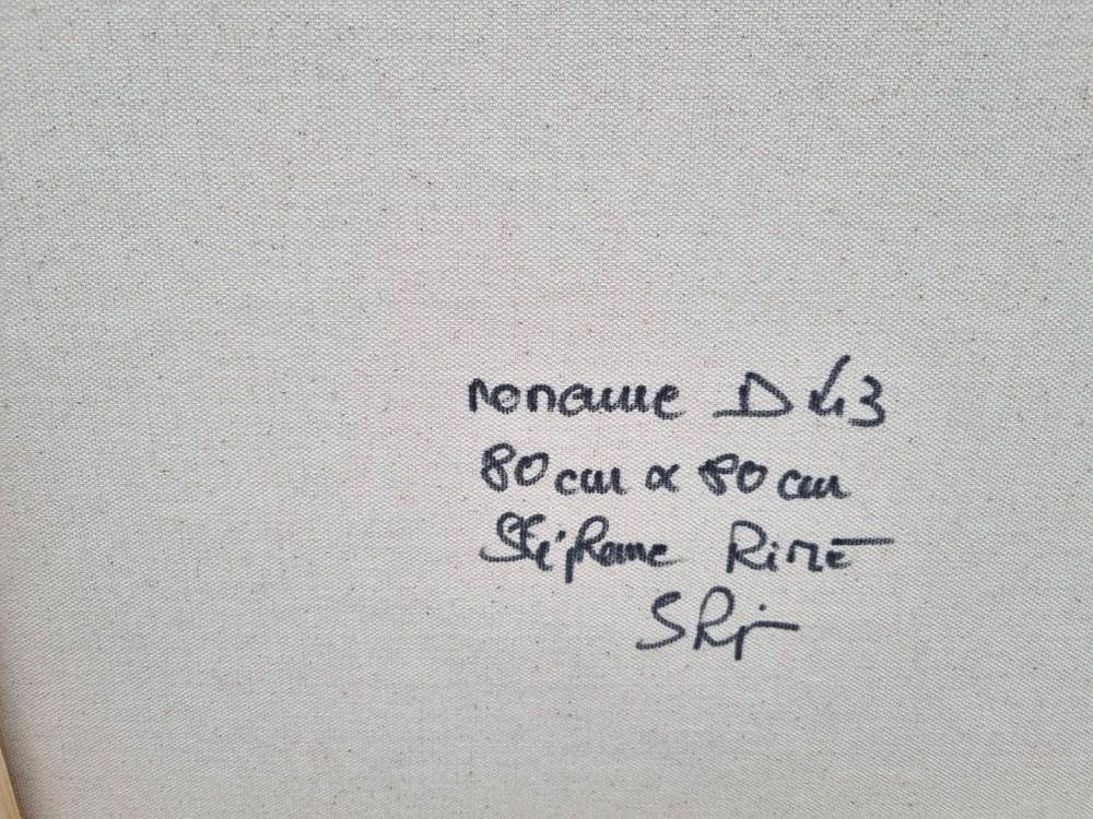 Tableau de STEPHANE RIME a pour titre  NONAME D43 style abstrait dim : STEPHANE RIMEprix:590
