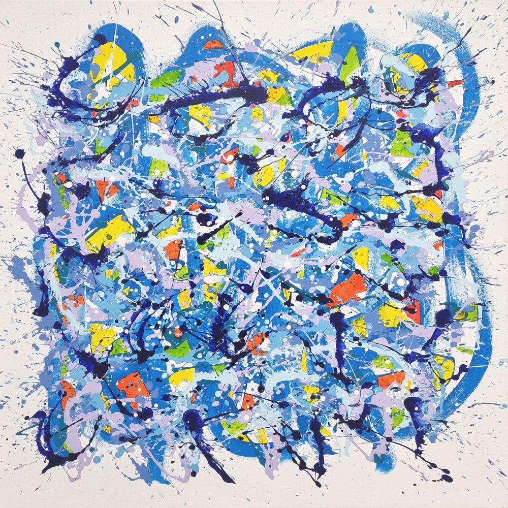 Tableau de STEPHANE RIME a pour titre  NONAME D44 style abstrait dim : STEPHANE RIMEprix:590