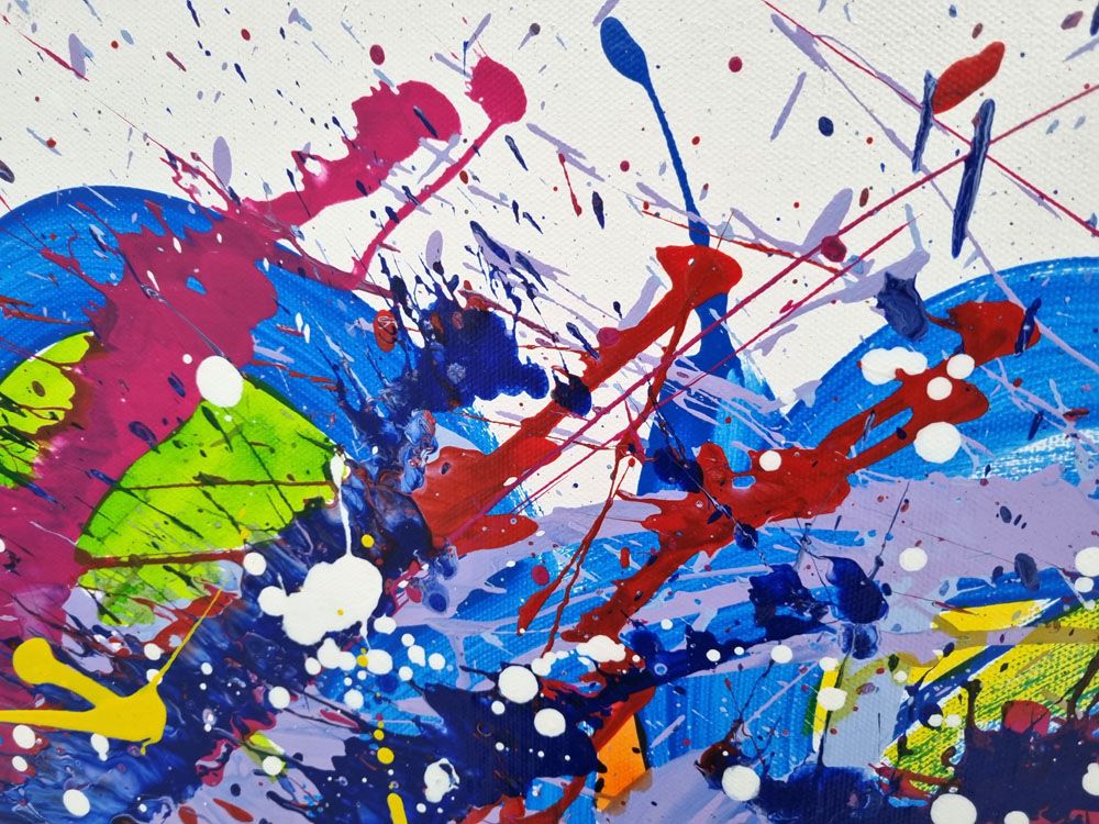 Tableau de STEPHANE RIME a pour titre  NONAME A44 style abstrait dim : STEPHANE RIMEprix:590
