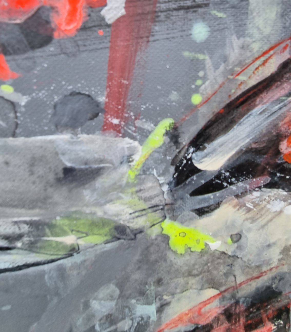 Tableau de RINGER HERVE a pour titre  SANS TITRE style abstrait dim : RINGER HERVEprix:950