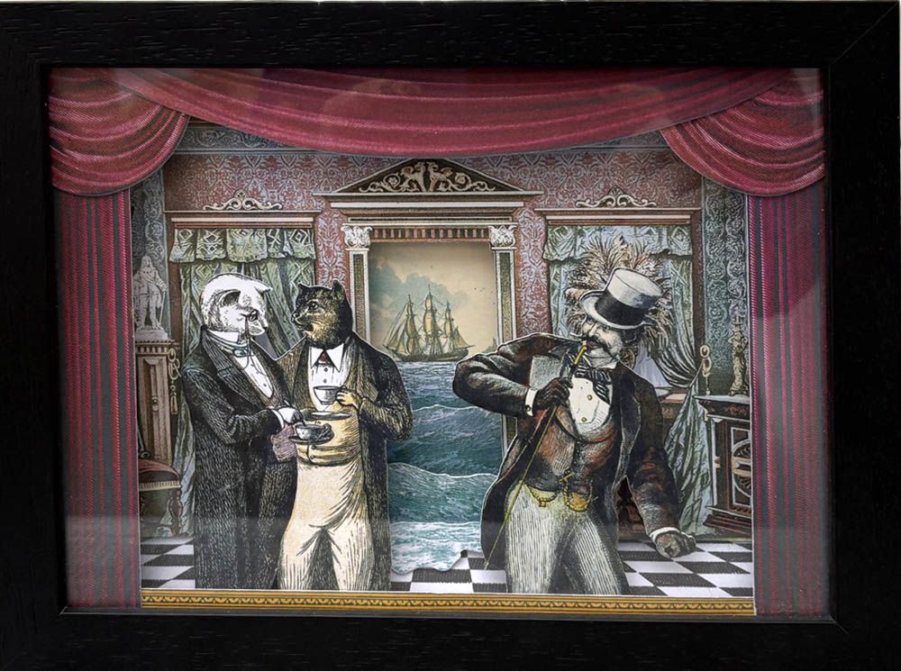 Editions d'art de Gavin Jay a pour titre  The age of denial style figuratif, graphique dim : Gavin Jayprix:90