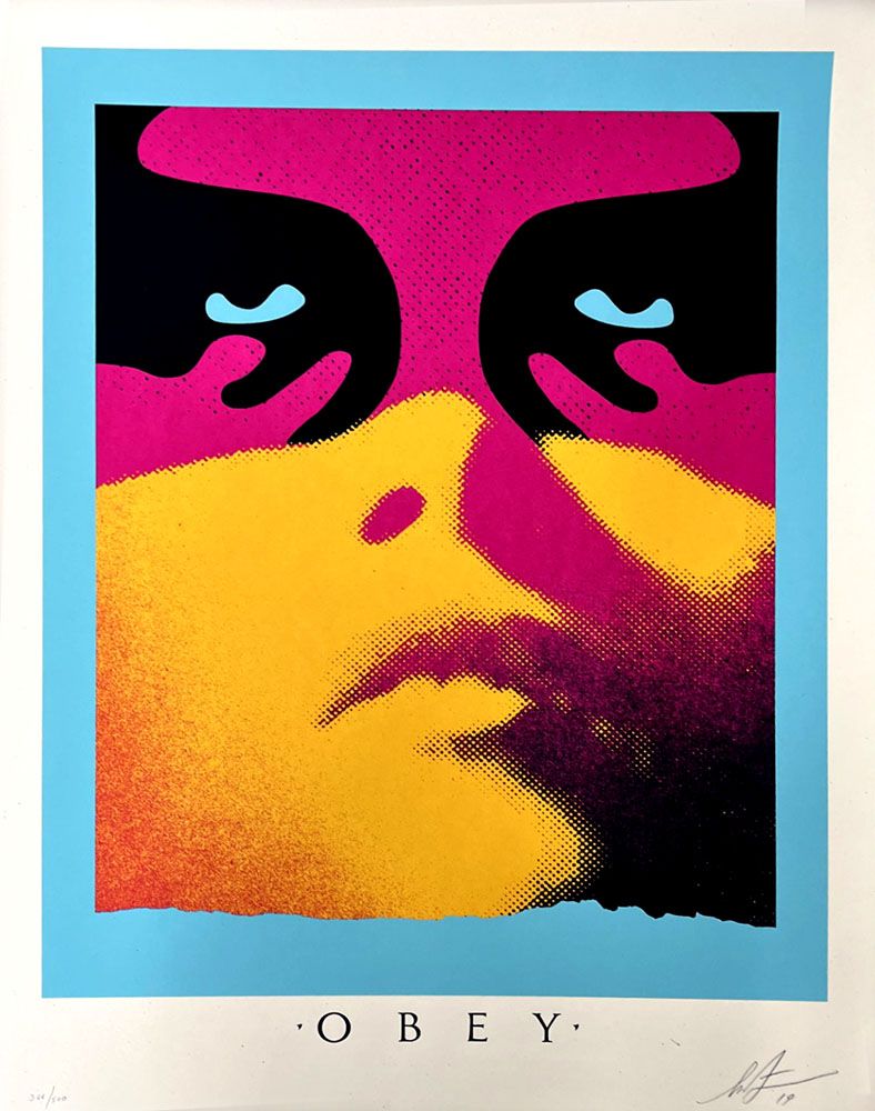 Editions d'art de OBEY : SHEPARD FAIREY  a pour titre  Shadow style street pop art dim : OBEY : SHEPARD FAIREY prix:400