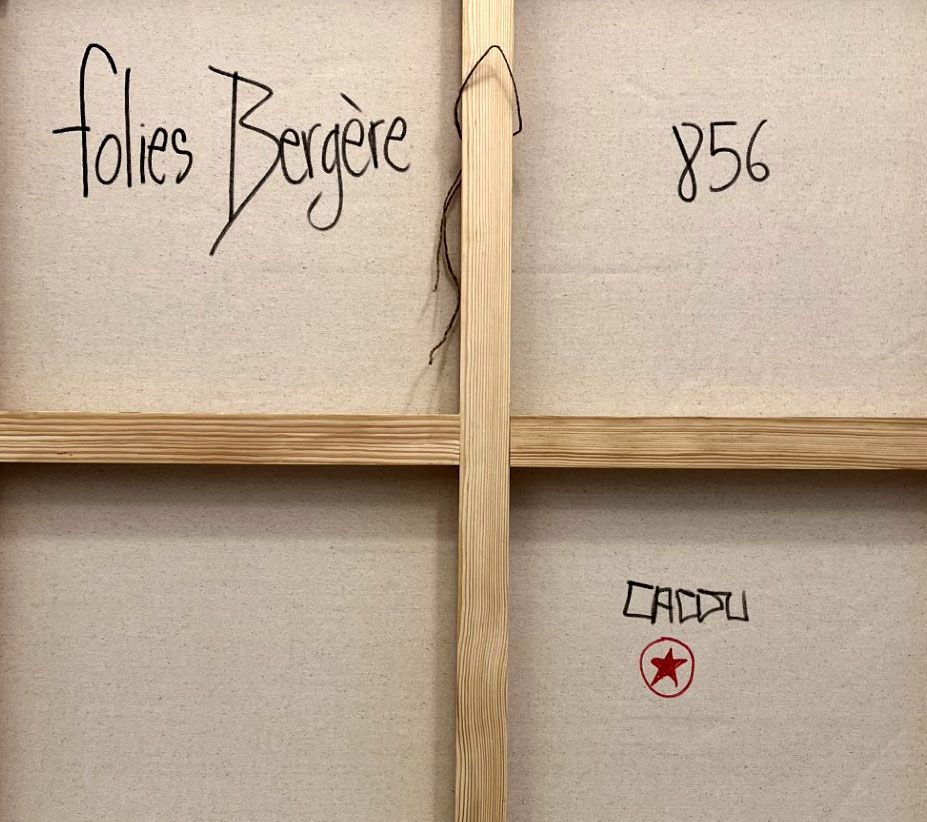 Tableau de CACOU a pour titre  FOLIES BERGERES style graphique dim : CACOUprix:550