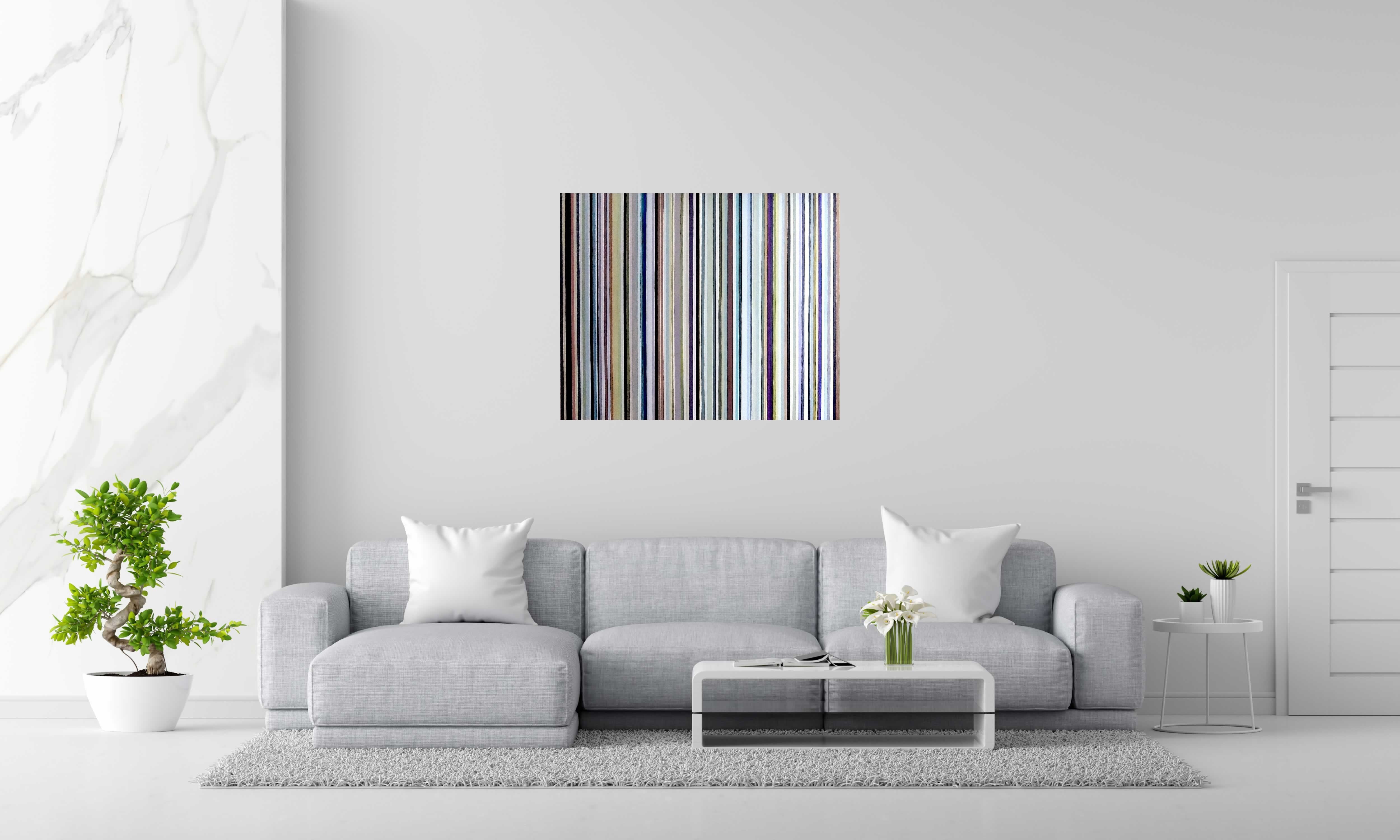 Toile Twin Peaks 1 de NASH dans un intérieur – 100 × 81 cm