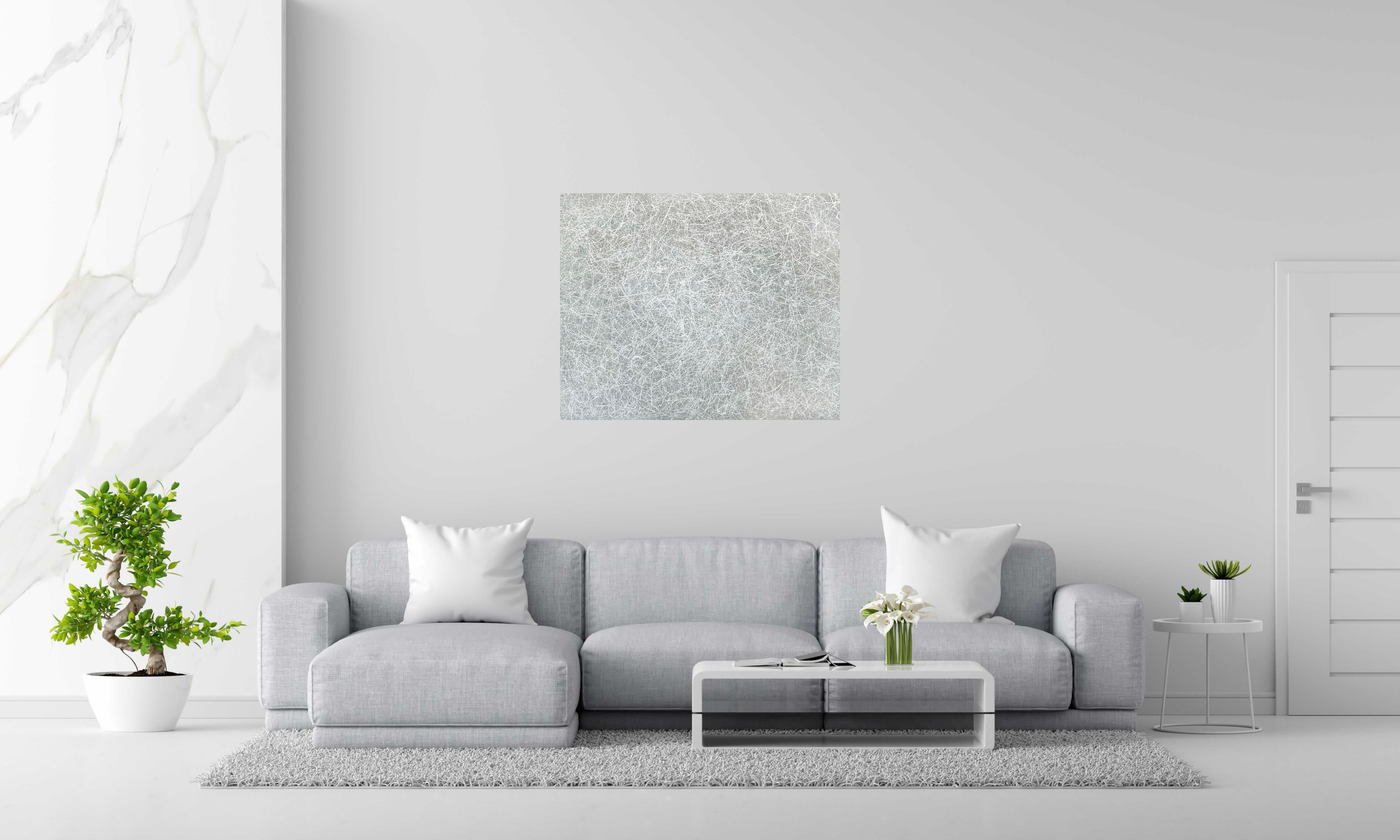 Toile Blue 1 de NASH dans un intérieur – 100 × 81 cm