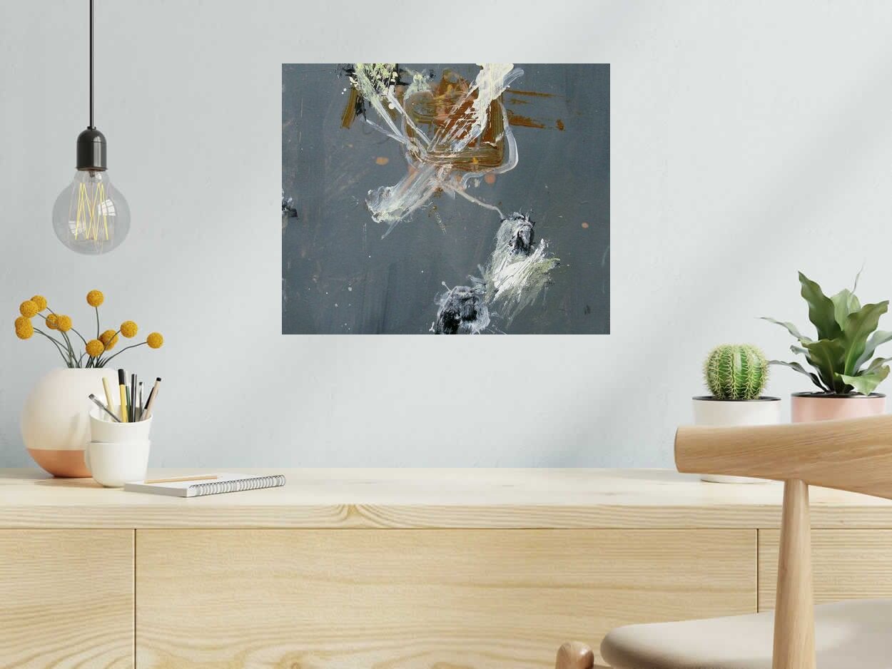 Toile SANS TITRE de RINGER HERVE dans un intérieur – 46 × 38 cm