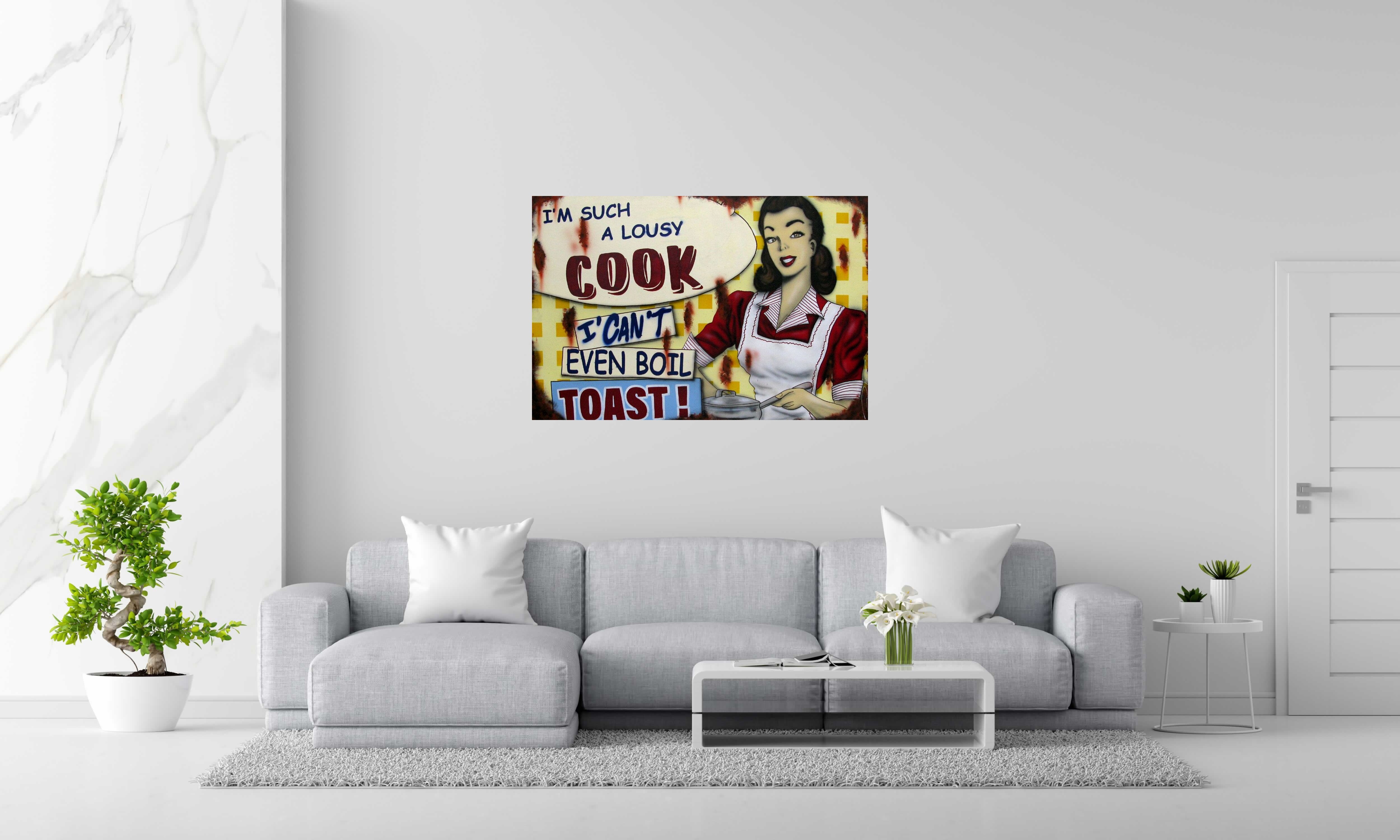 Toile Cooking de JUG dans un intérieur – 120 × 80 cm