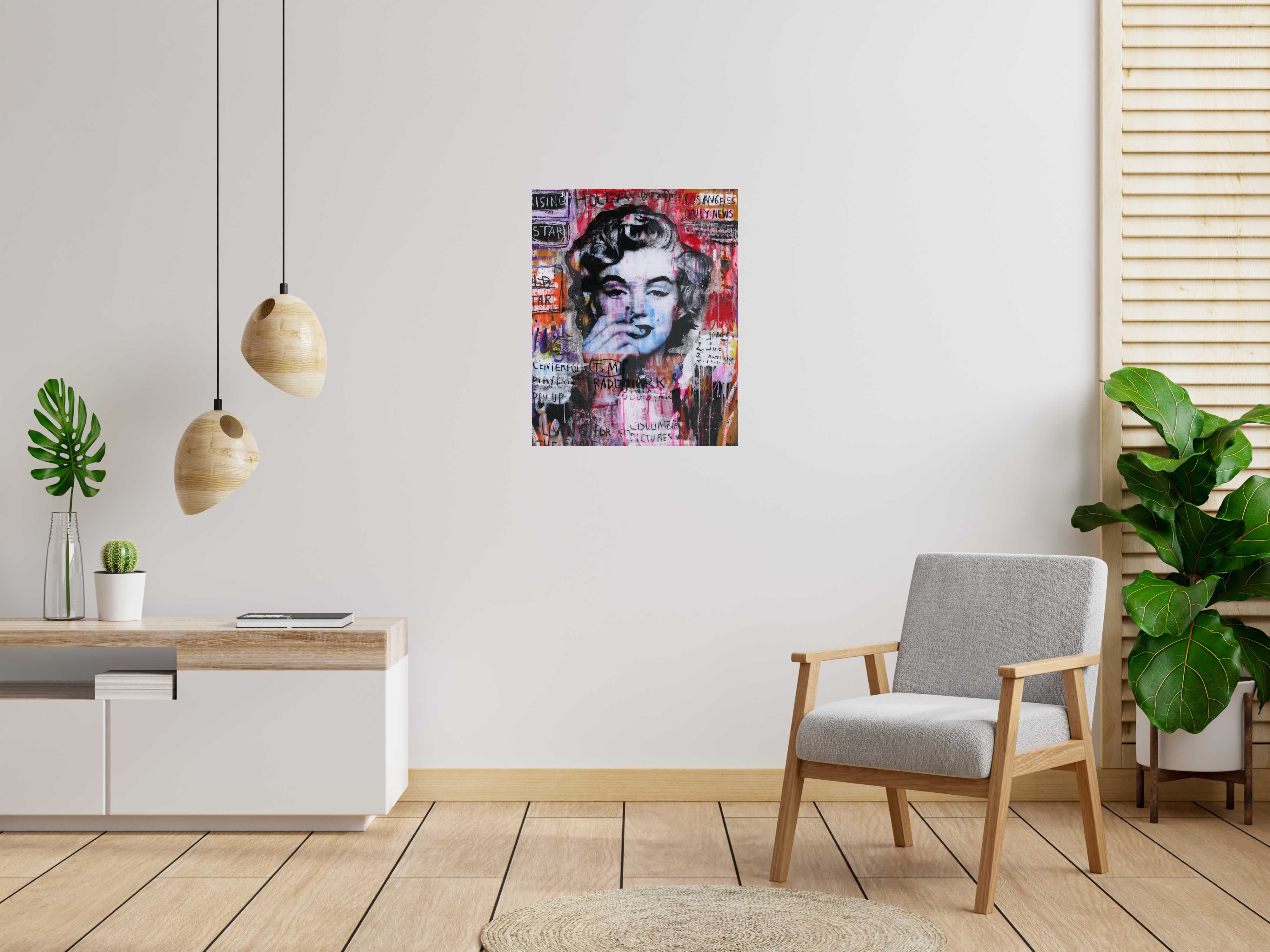 Toile Hollywood star de THIERRY RASINE dans un intérieur – 81 × 65 cm