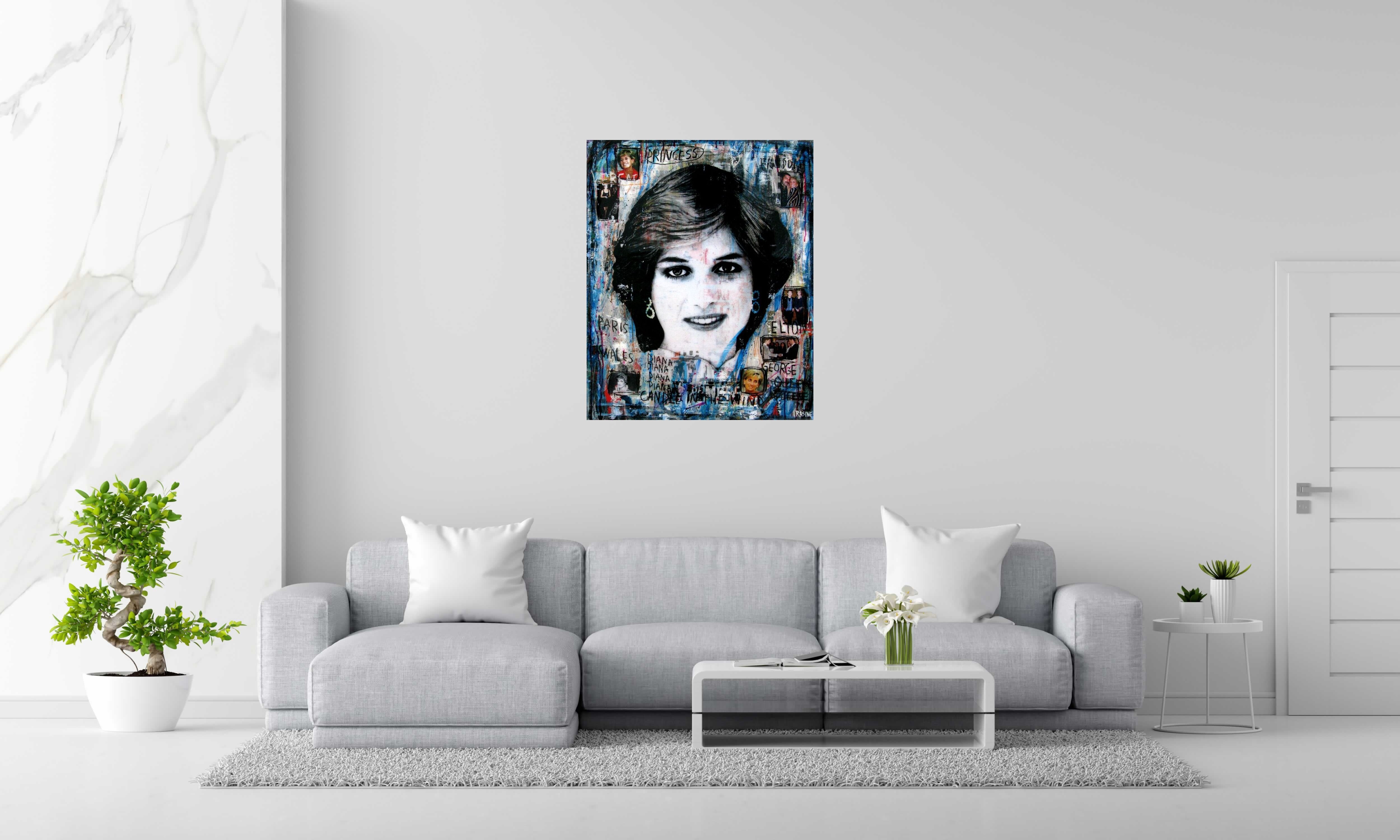 Toile Diana de THIERRY RASINE dans un intérieur – 81 × 100 cm