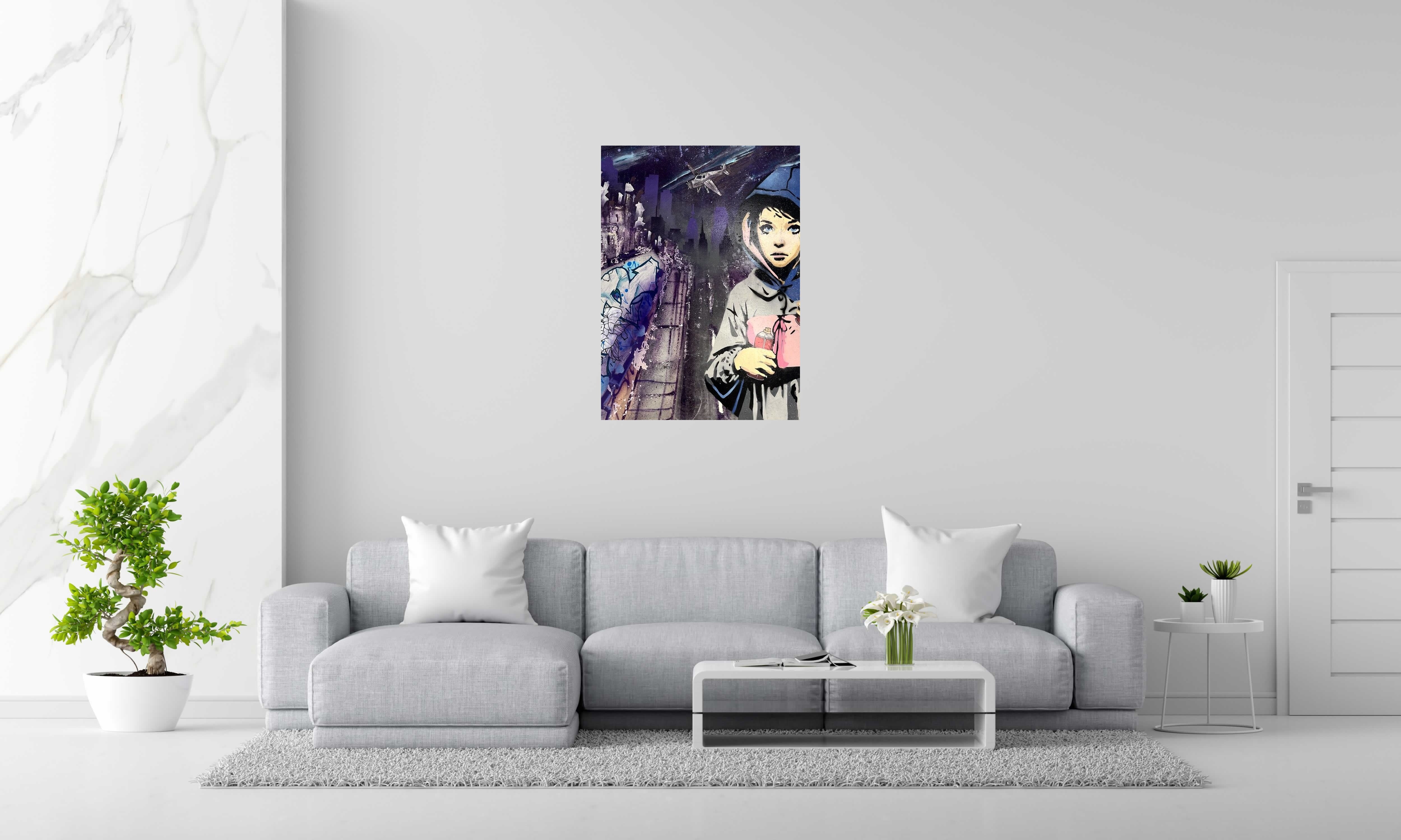 Toile Passion de Craig & Emer dans un intérieur – 71 × 98 cm