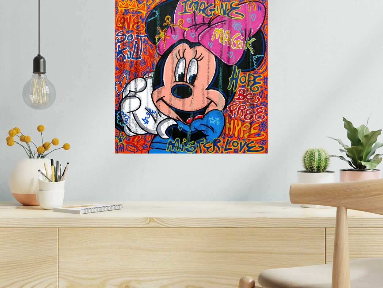 Toile Imagine de RICO SAB dans un intérieur – 50 × 50 cm