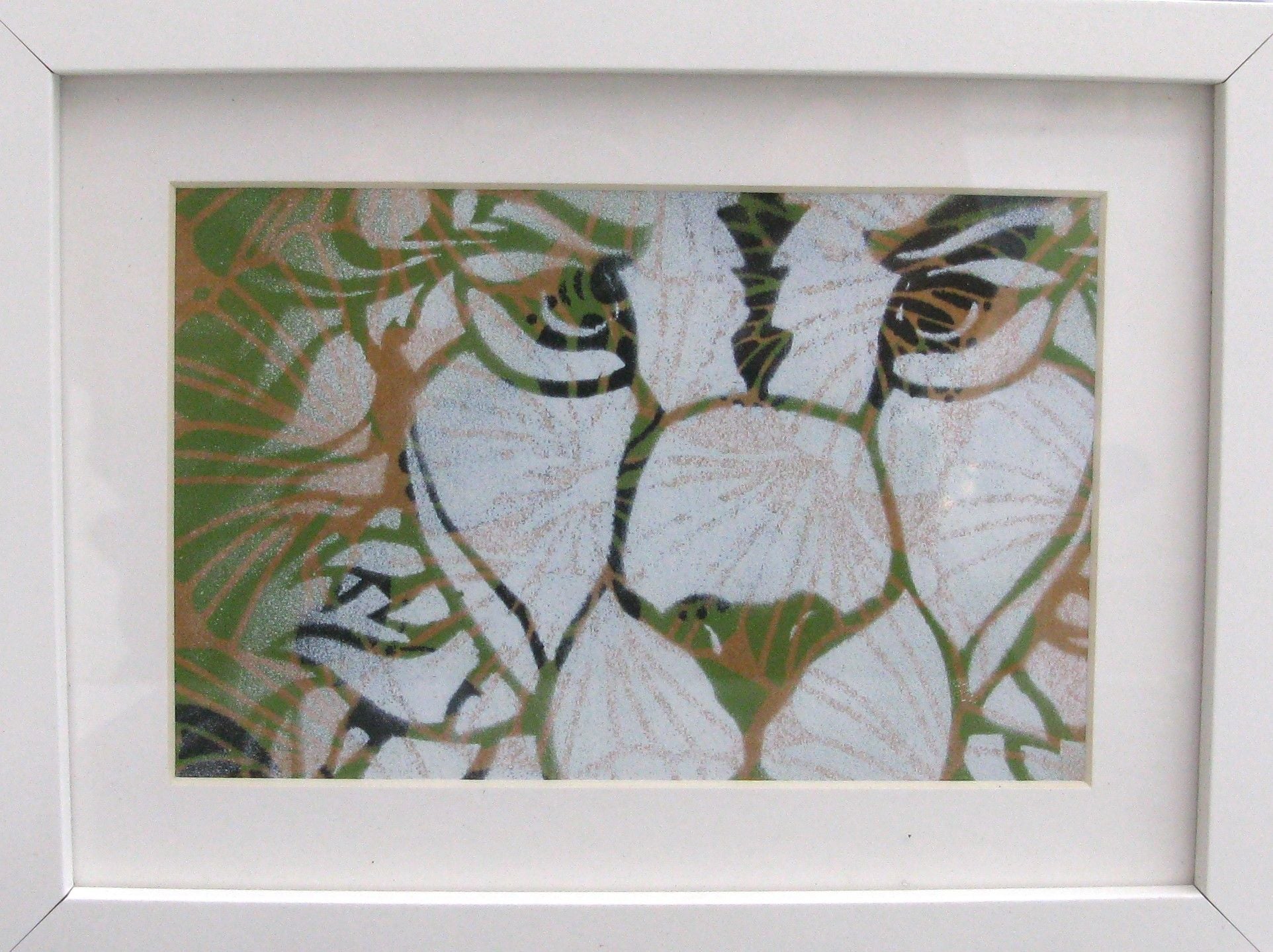 Toile street art petit format Mon chat – KARO TRASS – 20 × 14 cm