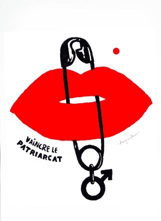 Editions d'art de DUGUDUS a pour titre  Vaincre le patriarcat style graphique dim : DUGUDUSprix:40